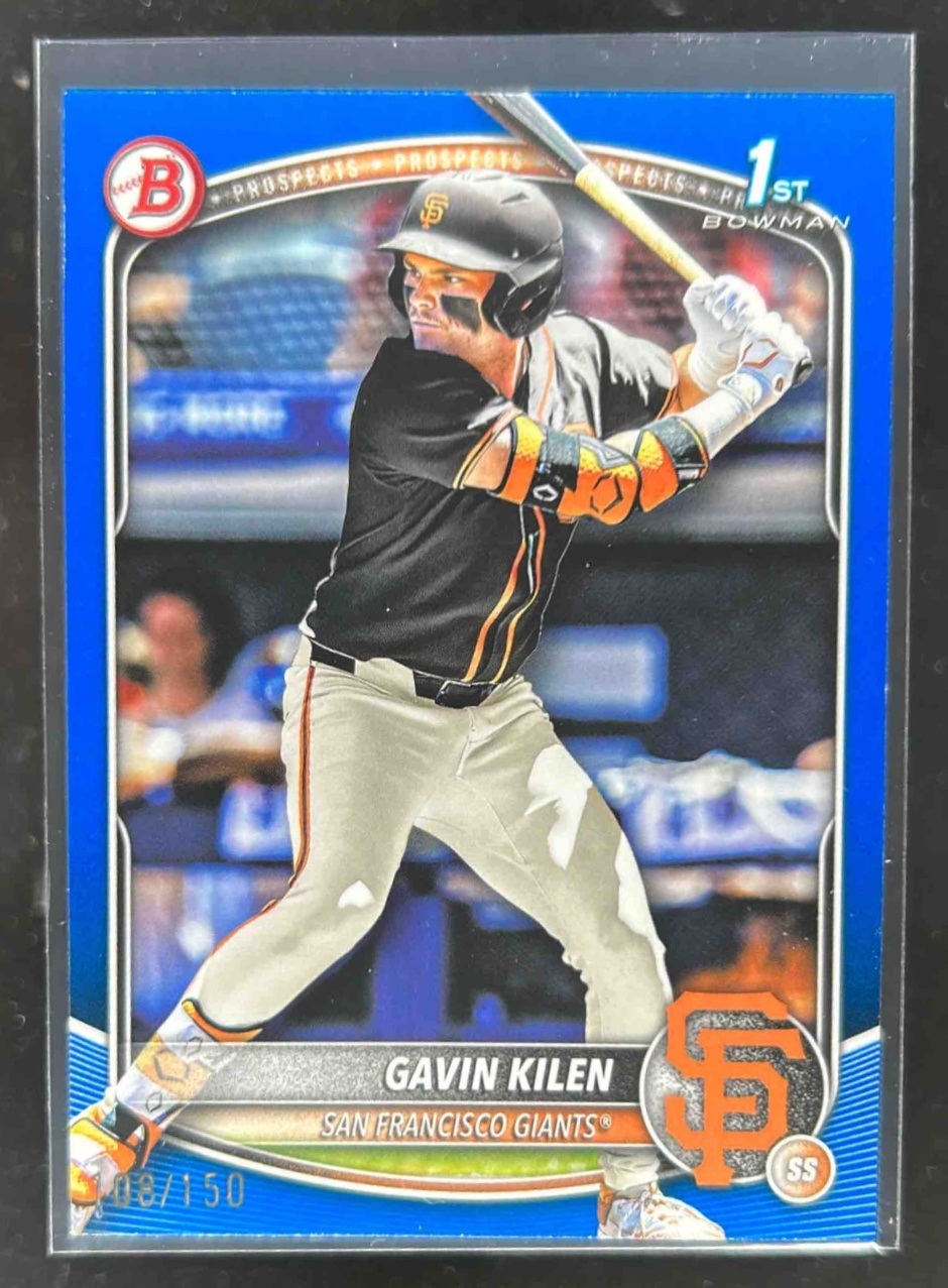 Card image for Gavin Kilen 2025 Bowman Draft Blue Border /150