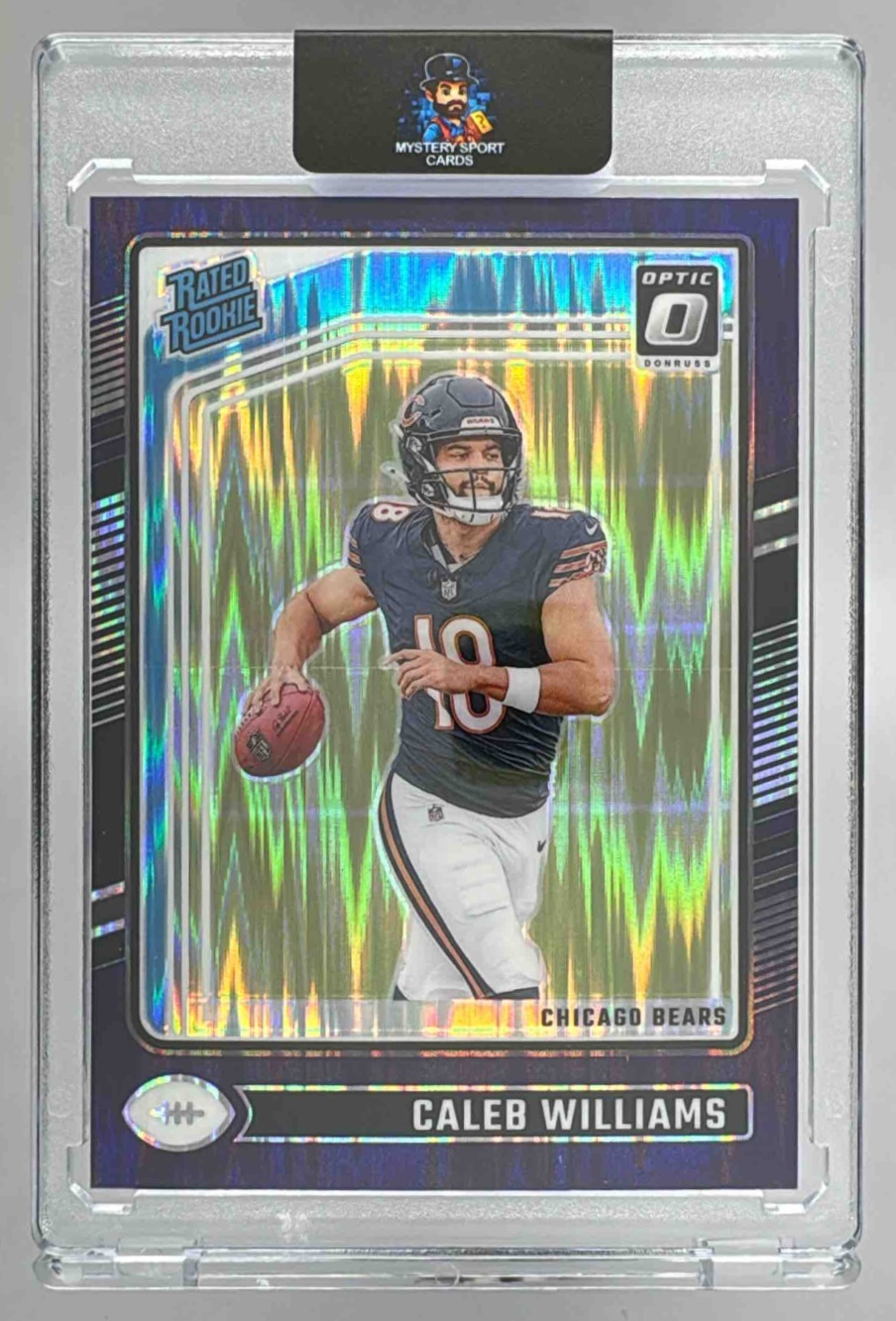 Card image for 2024 Panini Donruss Optic Caleb Williams #201 Rated Rookie Bears