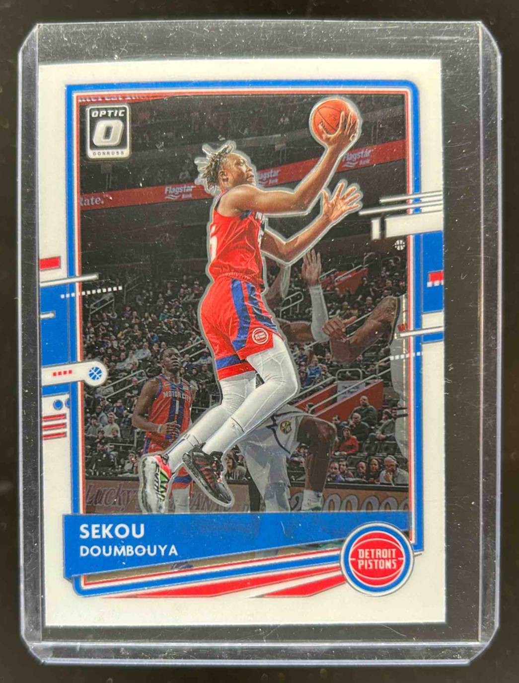 Card image for 2020-21 PANINI DONRUSS OPTIC SEKOU DOUMBOUYA #19 DETROIT PISTONS