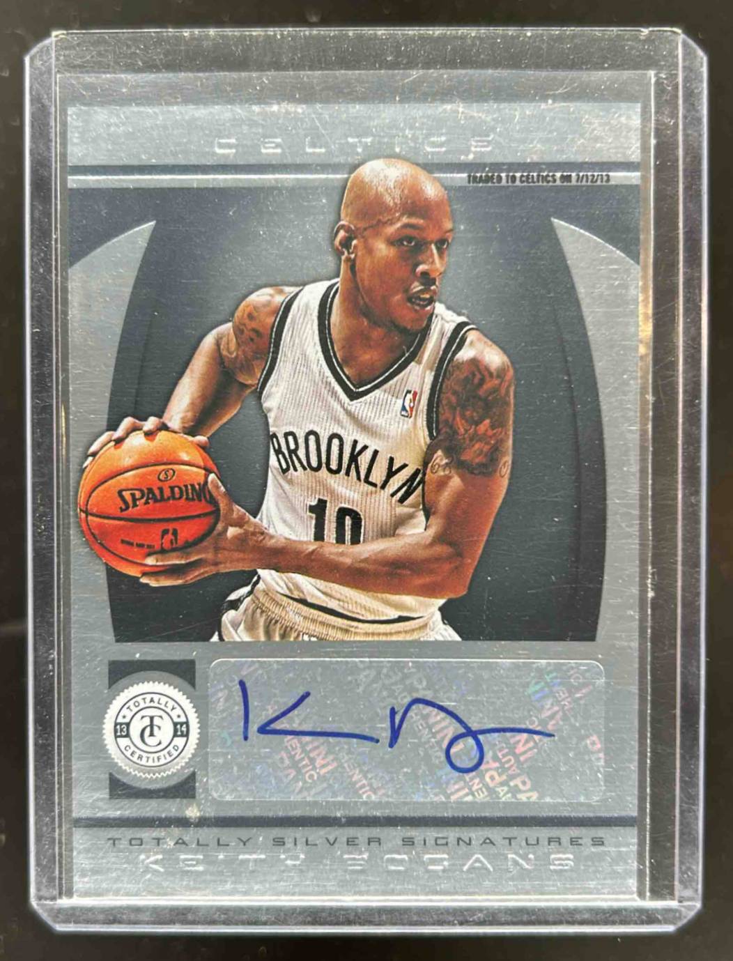 Card image for 2013-14 Panini Totally Certified Keith Bogans Silver Signatures #236 Auto