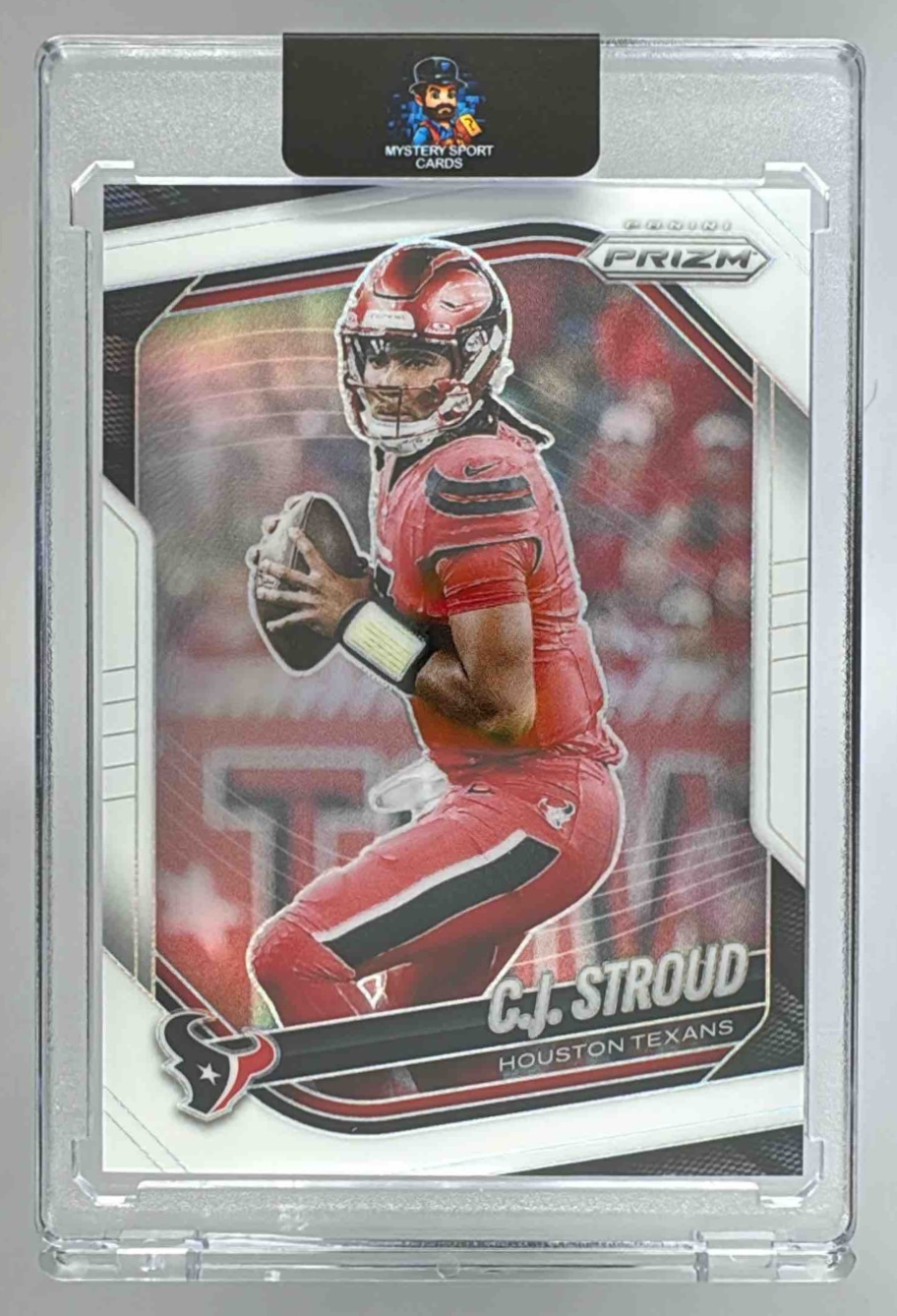 Card image for 2025 Panini Football Prizm C.J. Stroud White /35 #143 Houston Texans