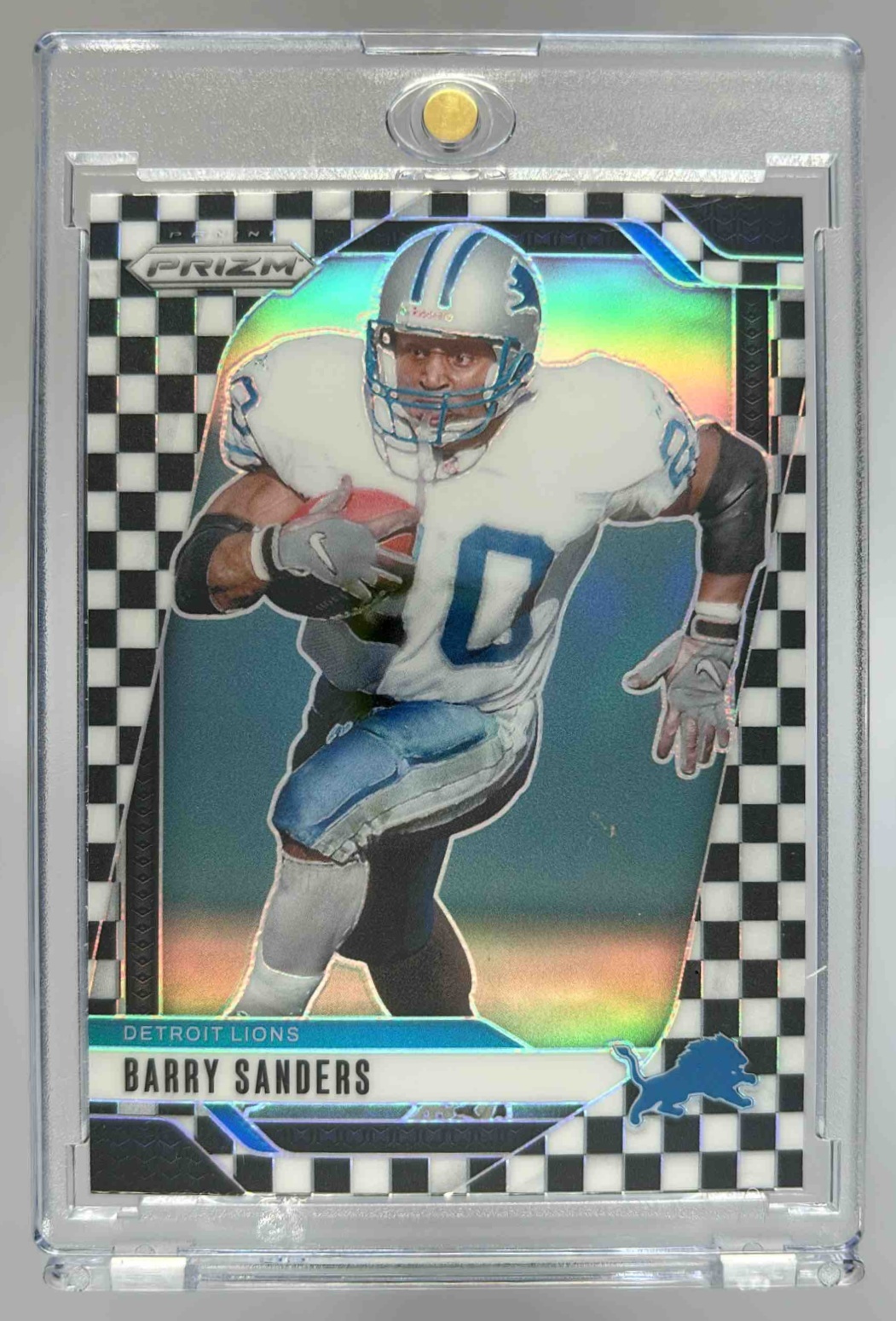 Card image for 2024 Panini Football Prizm Barry Sanders #99 Detroit Lions