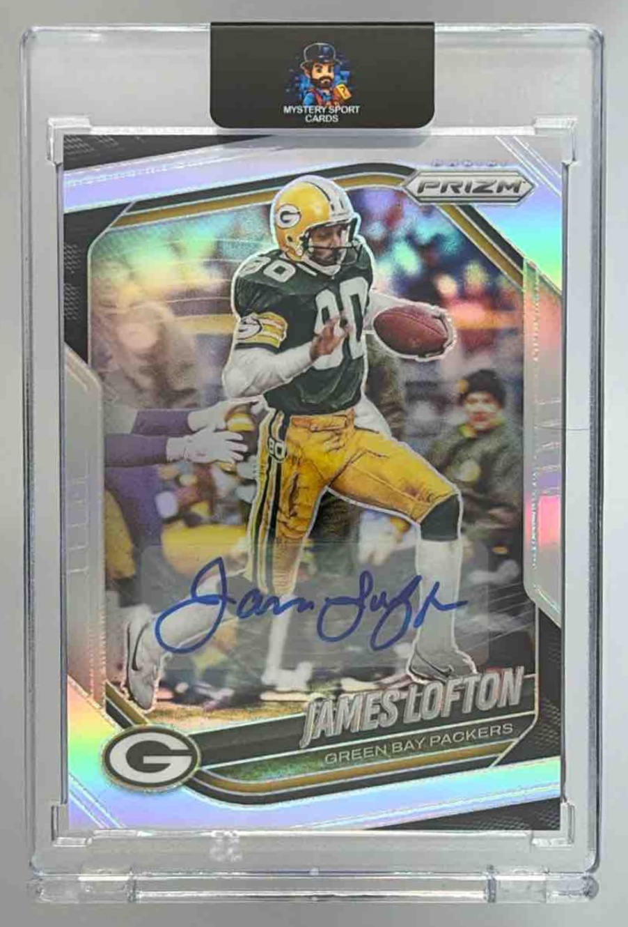 Card image for 2025 Panini Football Prizm James Lofton Choice Auto /25 #149 Green Bay Packers