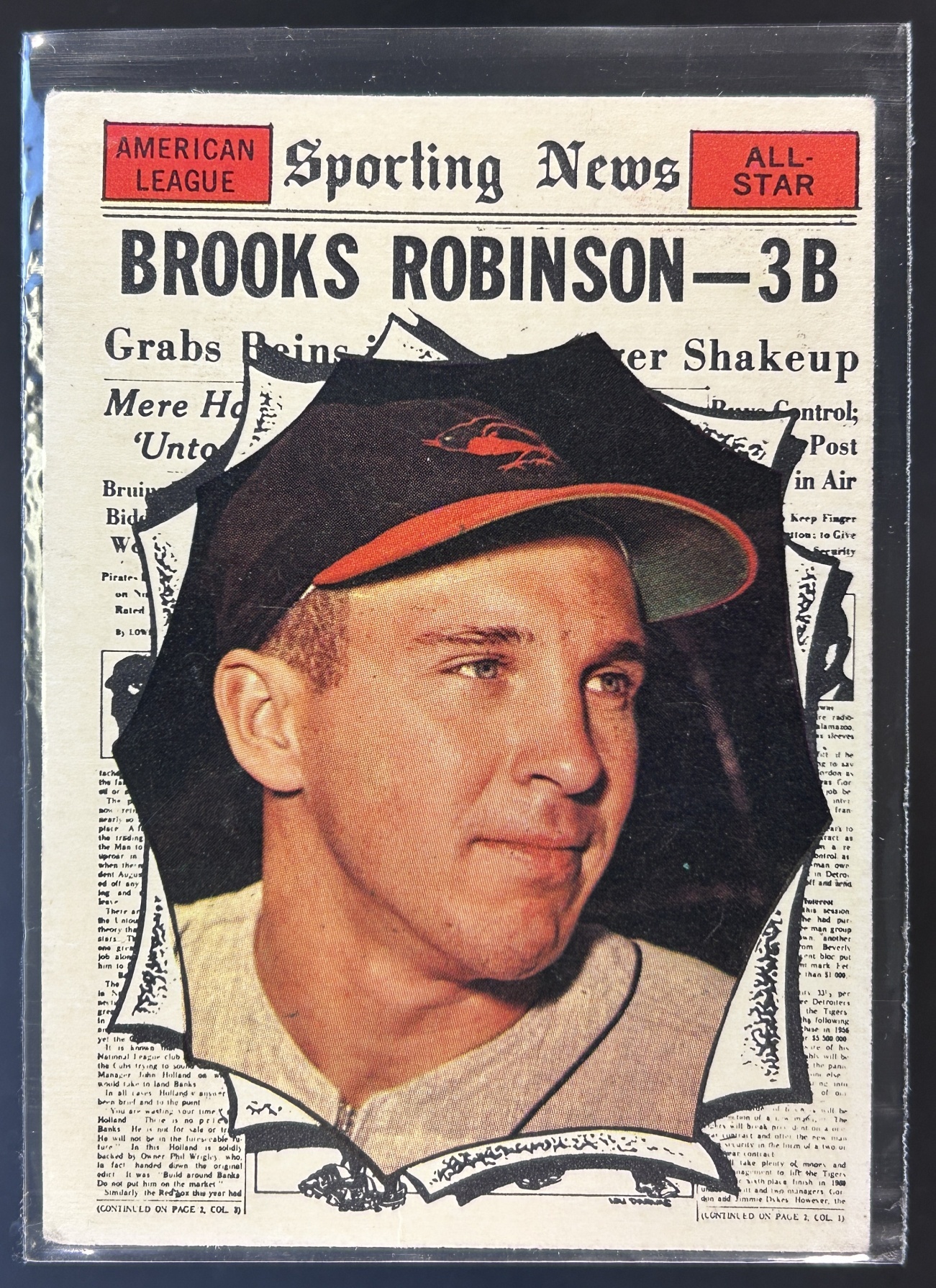 Card image for 1961 TOPPS BROOKS ROBINSON #572 BALTIMORE ORIOLES HIGH # ALL STAR