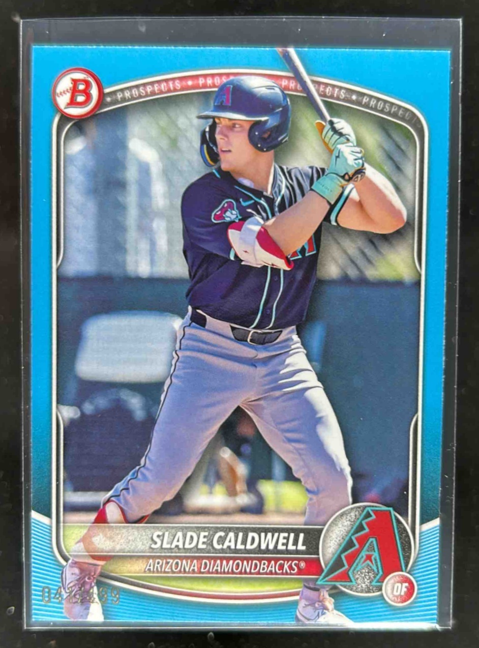 Card image for Slade Caldwell 2025 Bowman Draft Sky Blue Border /499