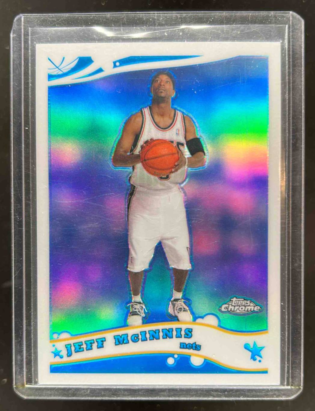 Card image for 2005-06 TOPPS CHROME JEFF MCINNIS REFRACTOR /999 #135
