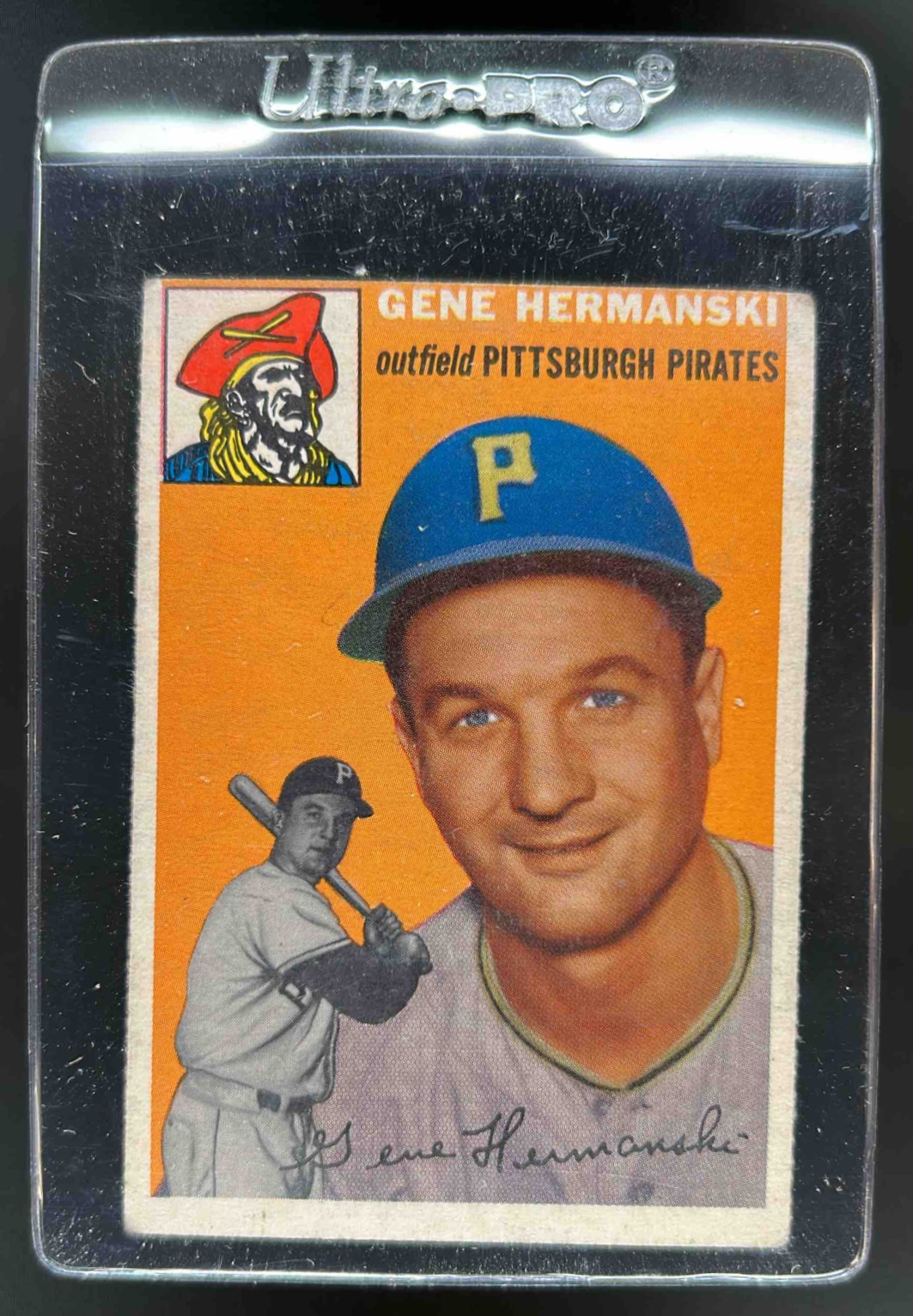 Card image for 1954 TOPPS BASEBALL GENE HERMANSKI #228 PITTSBURGH PIRATES