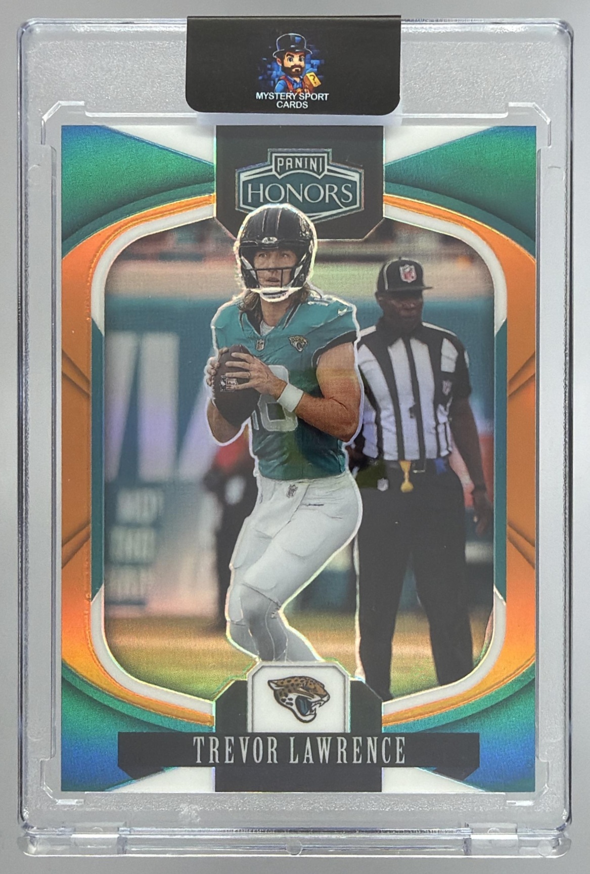 Card image for 2025 Panini Honors Trevor Lawrence Signatures Purple /25 #15 Auto Jaguars