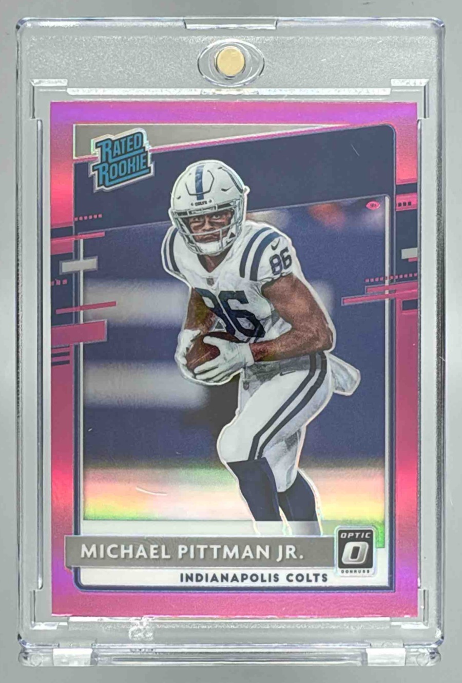 Card image for 2020 Panini Donruss Optic Michael Pittman Jr. #172 RC Colts