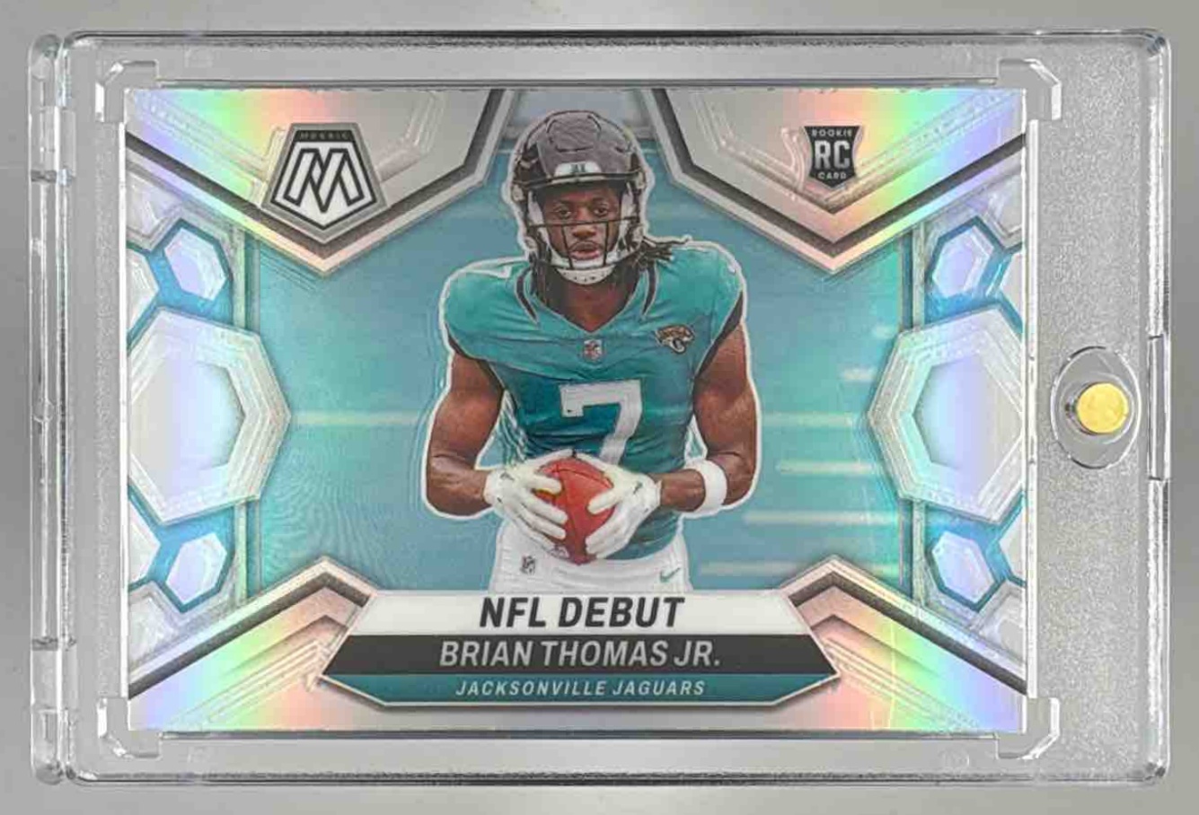 Card image for 2024 Panini Mosaic Brian Thomas Jr. #282 RC NFL Debut Jaguars