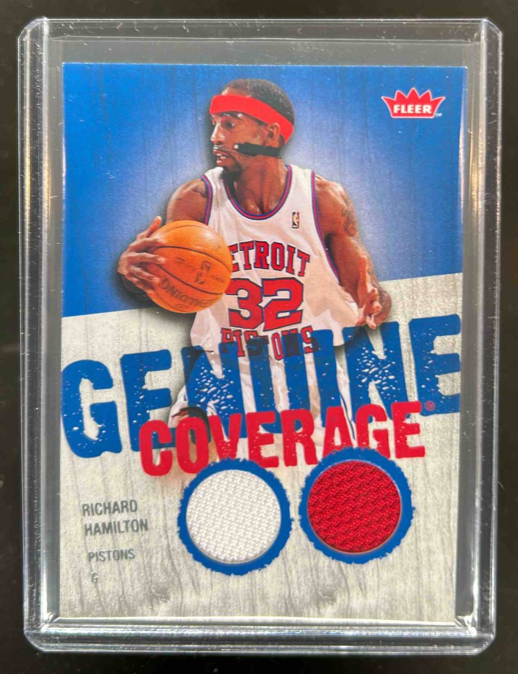 Card image for 2008-09 FLEER RICHARD HAMILTON GENUINE COVERAGE #GC-RH DETROIT PISTONS