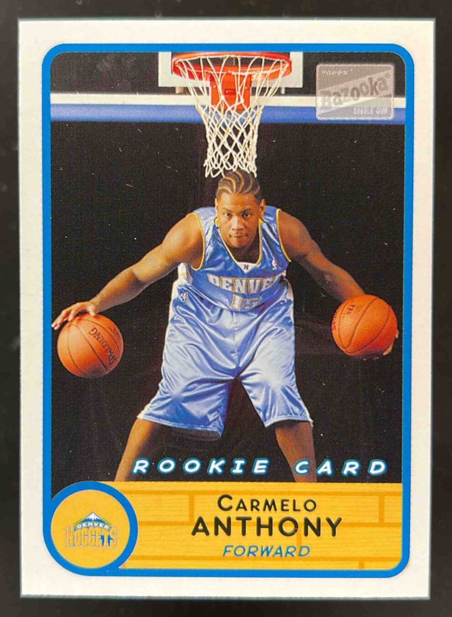Card image for 2003 TOPPS BAZOOKA CARMELO ANTHONY #240B RC ROOKIE DENVER NUGGETS
