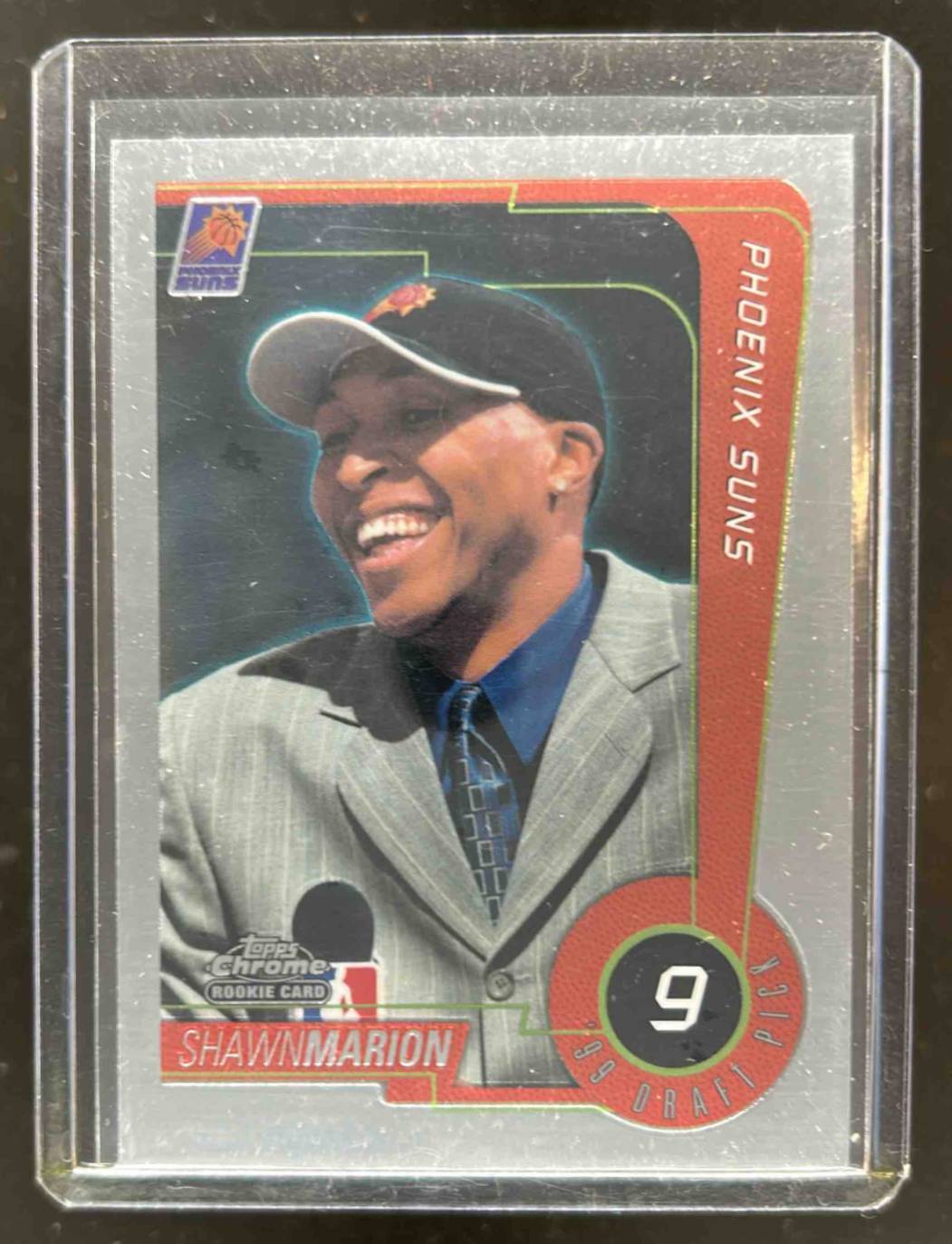 Card image for 1999-00 TOPPS CHROME SHAWN MARION #120 RC ROOKIE PHOENIX SUNS