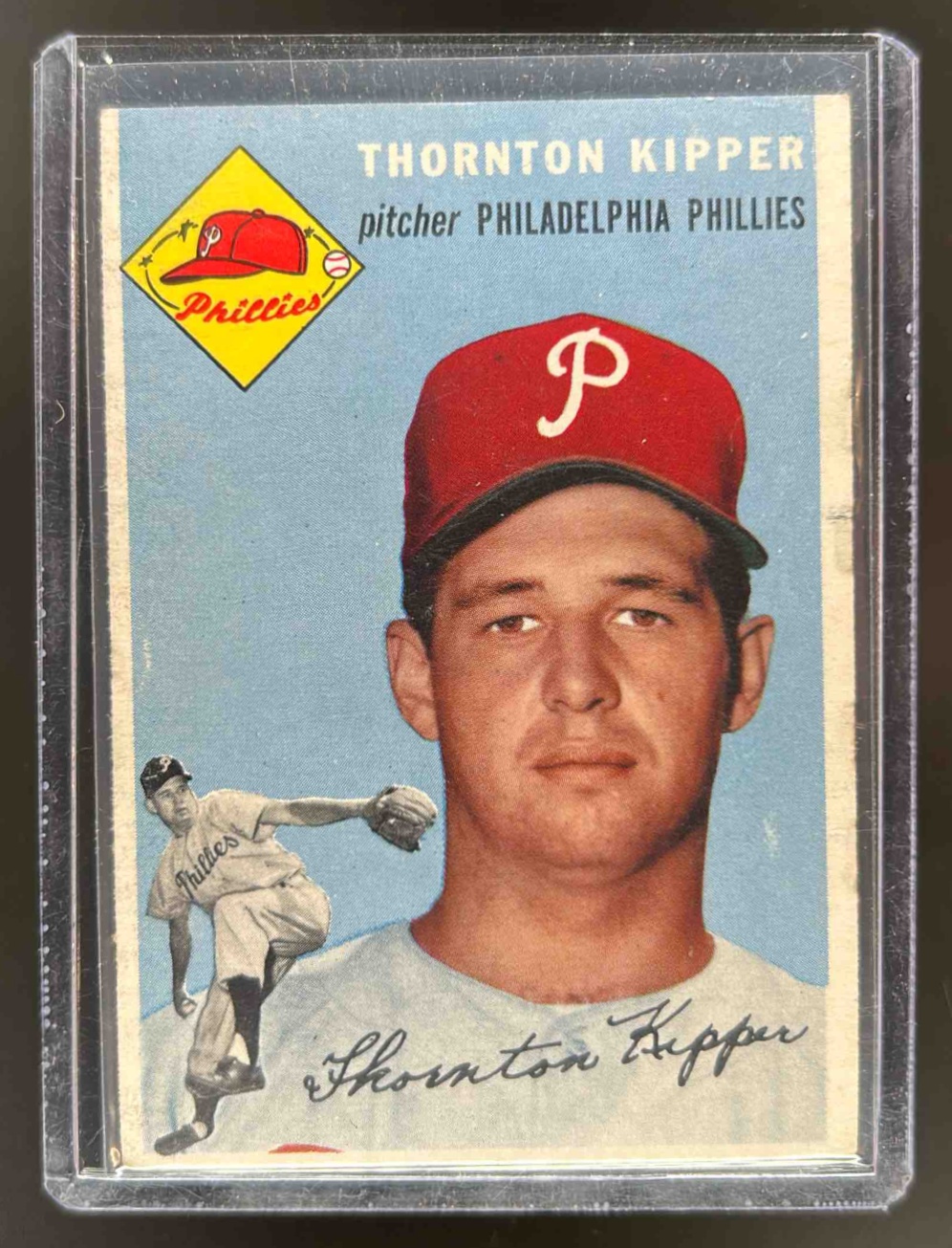 Card image for 1954 TOPPS BASEBALL THORNTON KIPPER #108 RC PHILADELPHIA PHILLIES