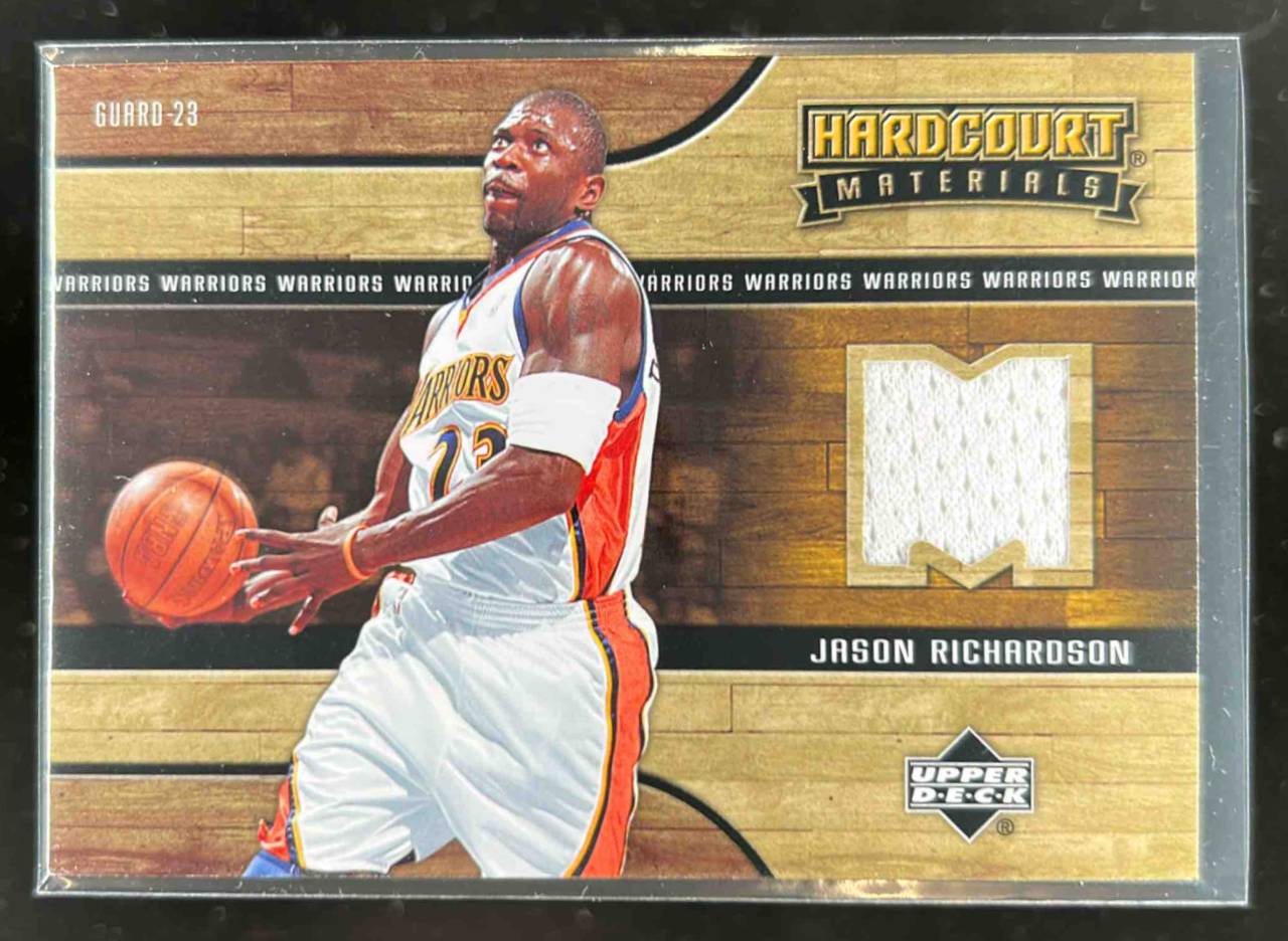 Card image for 2006-07 Upper Deck Hardcourt Jason Richardson Materials #HM-JR MEM
