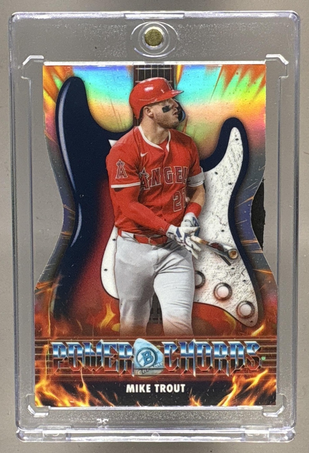 2026 BOWMAN MIKE TROUT #PC-24 POWER CHORDS CHROME ANGELS
