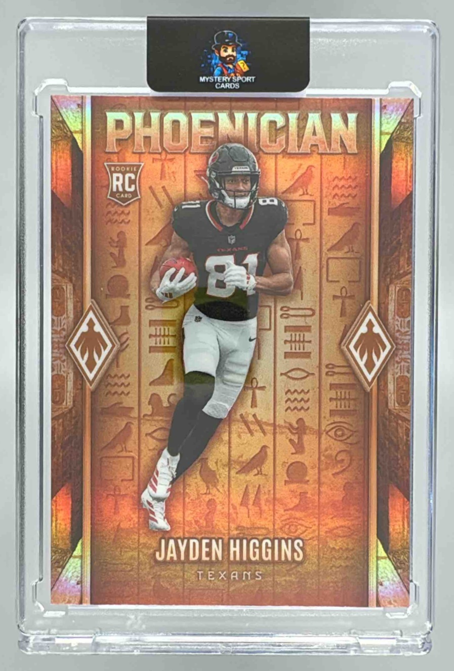 Card image for 2025 Panini Football Phoenix Jayden Higgins Phoenician #7 SSP RC Houston Texans