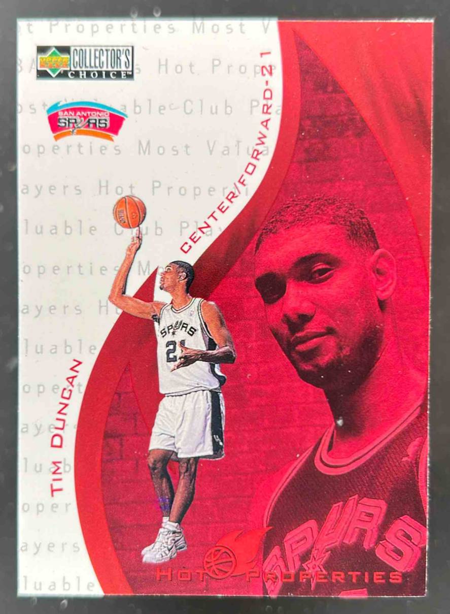 Card image for 1997-98 UPPER DECK COLLECTOR'S CHOICE TIM DUNCAN #379 SAN ANTONIO SPURS