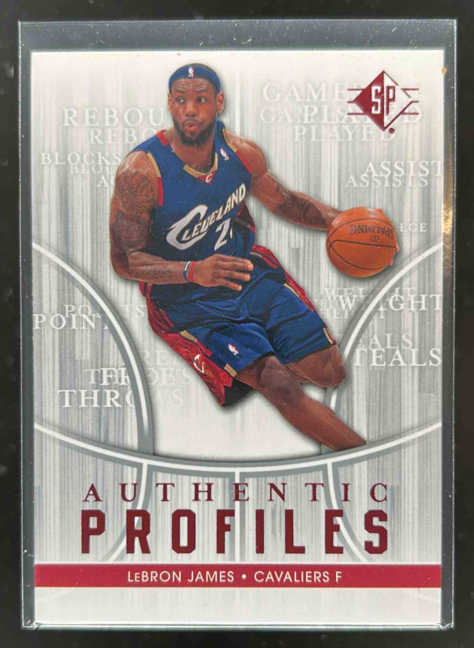 Card image for 2008-09 SP AUTHENTIC LEBRON JAMES PROFILES #AP-24 CLEVELAND CAVALIERS