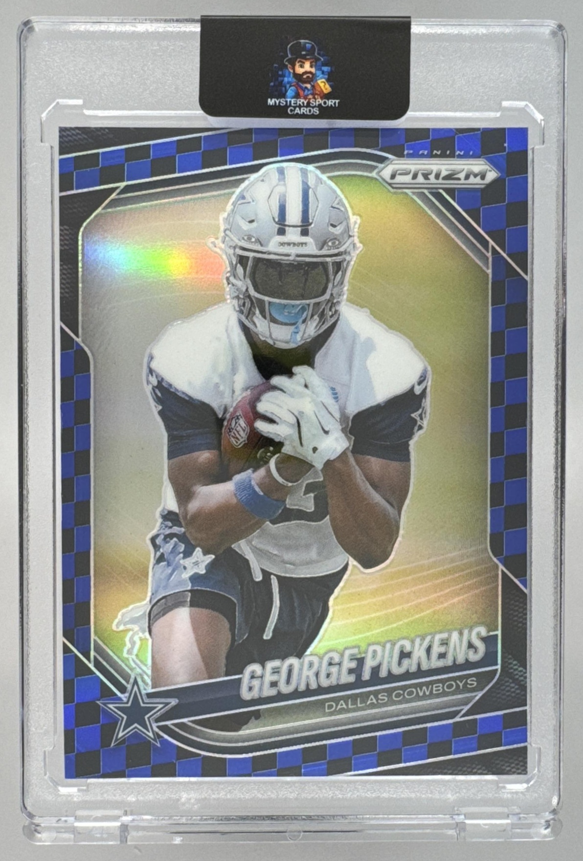 Card image for 2025 Panini Football Prizm George Pickens #71 Dallas Cowboys