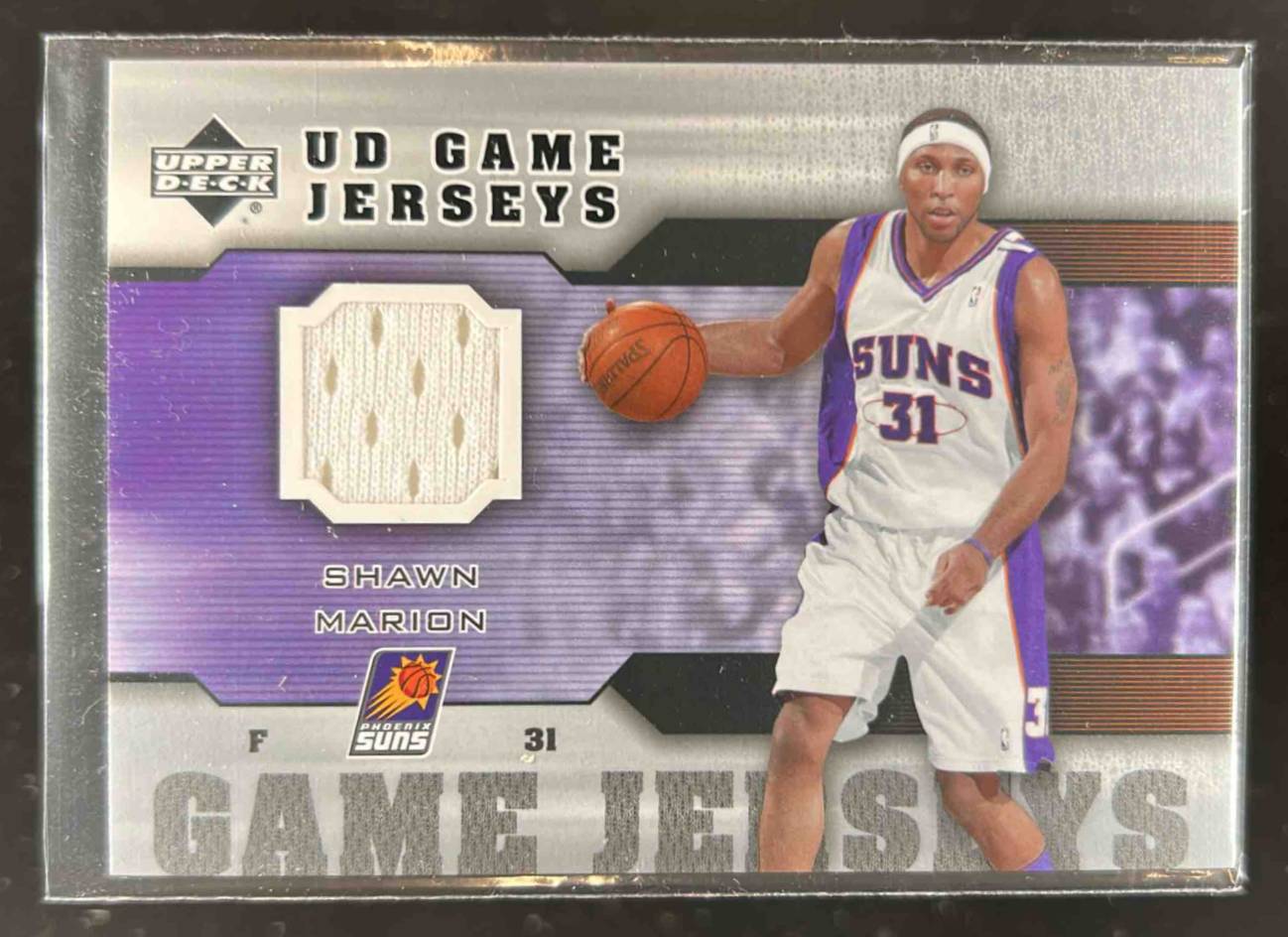Card image for 2005-06 UPPER DECK SHAWN MARION UD GAME JERSEYS #GJ-SM PHOENIX SUNS