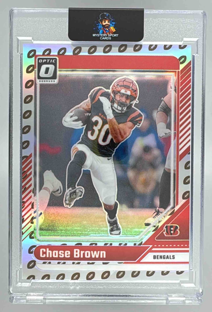 Card image for 2024 Panini Donruss Optic Chase Brown Footballs /16 #41 Bengals
