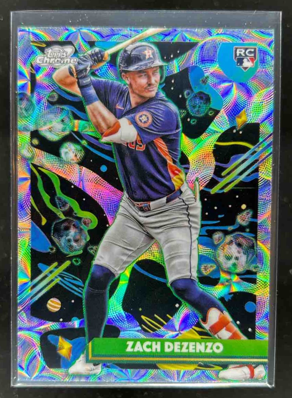 Card image for Zach Dezenzo 2025 Topps Cosmic Chrome Nucleus Refractor