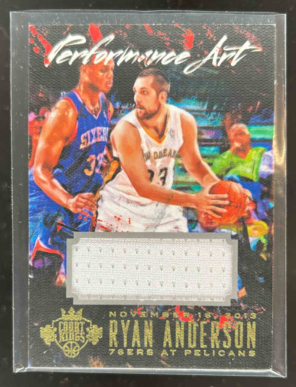 Card image for 2014-15 Panini Court Kings Ryan Anderson Performance Art Jerseys 20 /199 #14