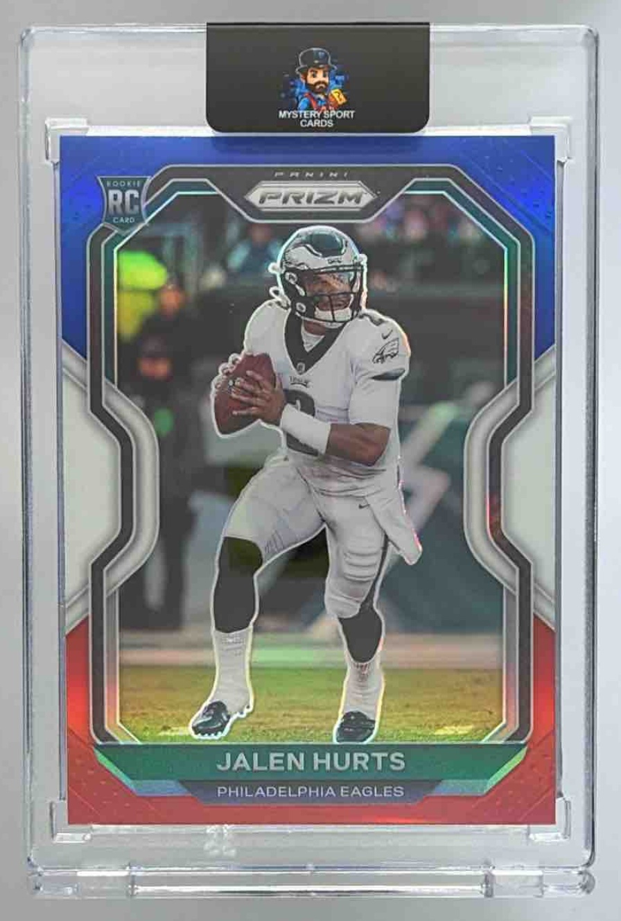 Card image for 2020 Panini Football Prizm Jalen Hurts #343 RC Philadelphia Eagles