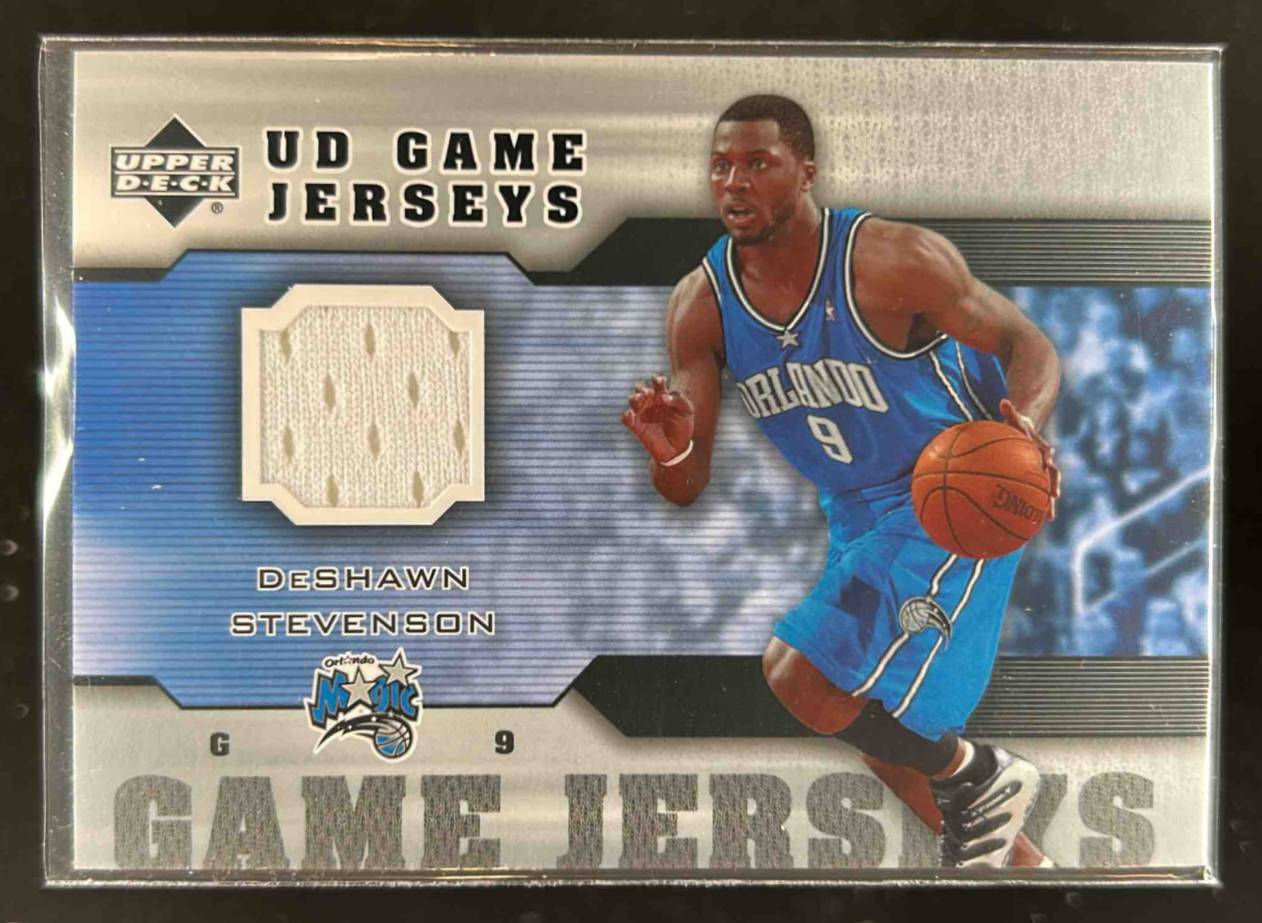 Card image for 2005-06 UPPER DECK DESHAWN STEVENSON UD GAME JERSEYS #GJ-DS ORLANDO MAGIC