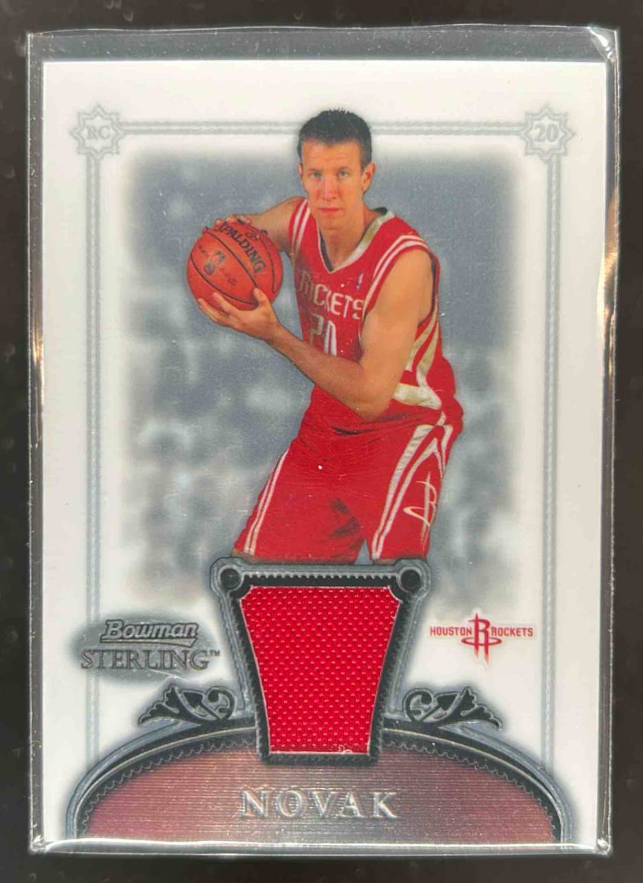Card image for 2006-07 BOWMAN STERLING STEVE NOVAK #52 MEM RC ROOKIE HOUSTON ROCKETS