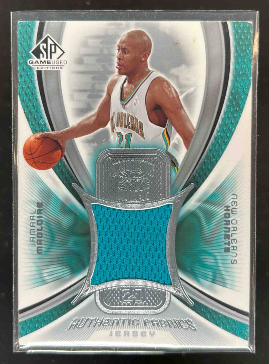 Card image for 2004-05 SP GAME USED JAMAAL MAGLOIRE AUTHENTIC FABRICS #AF-JM