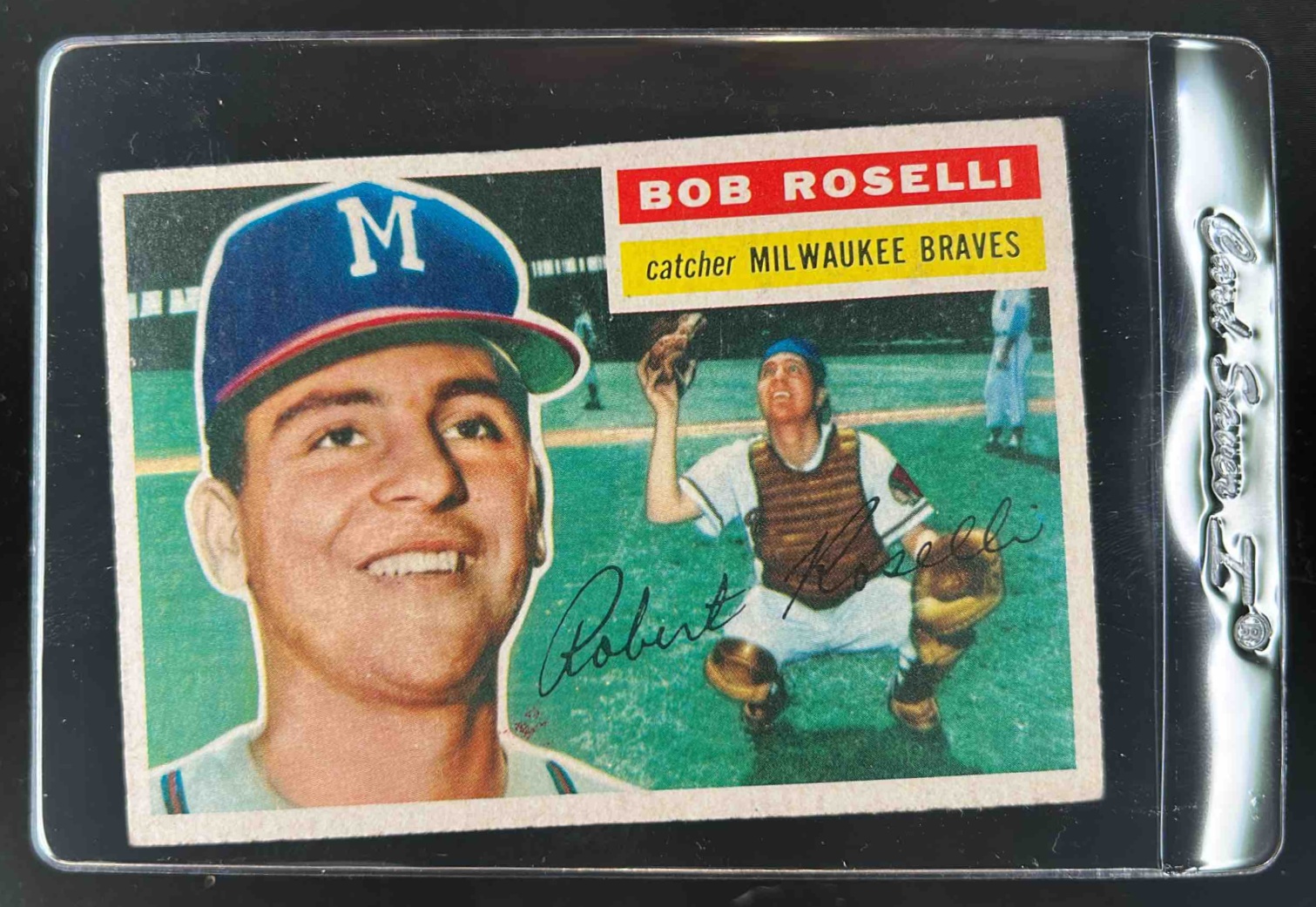 Card image for 1956 TOPPS BOB ROSELLI #131B RC ROOKIE