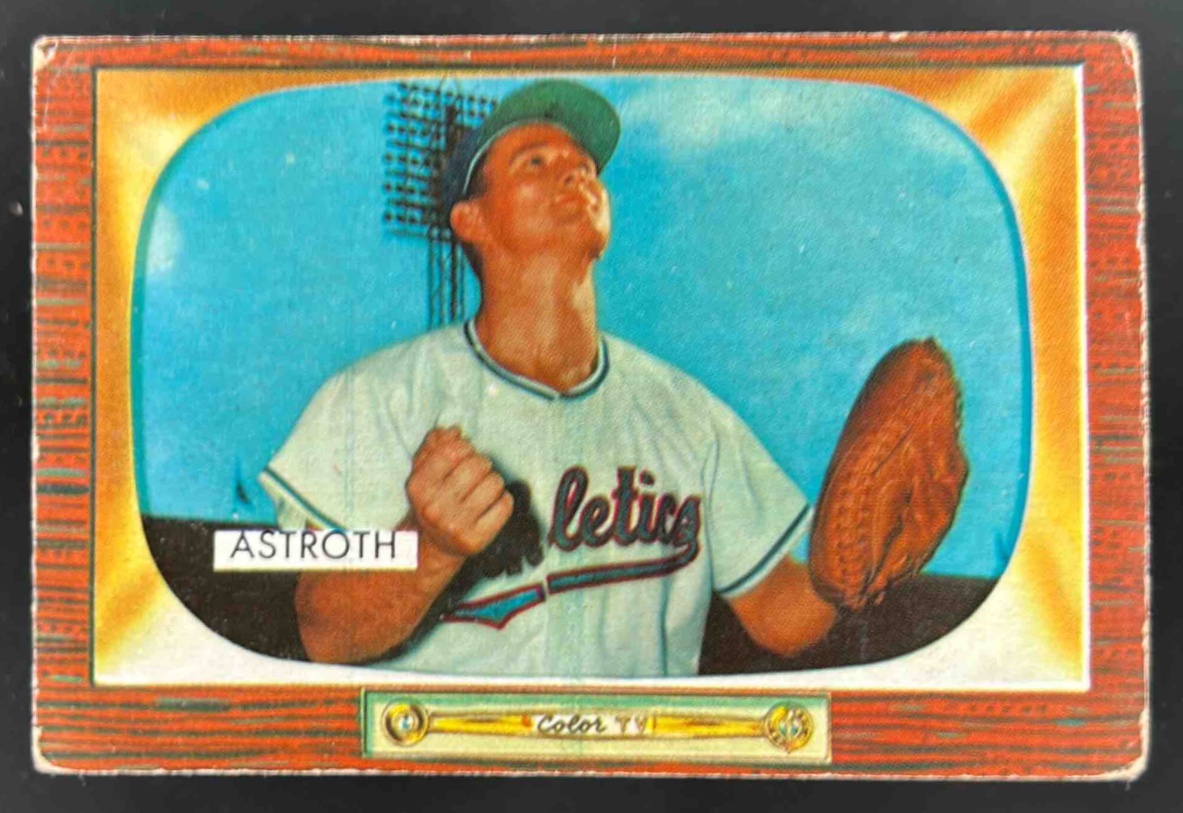 Card image for 1955 BOWMAN BASEBALL JOE ASTROTH #119