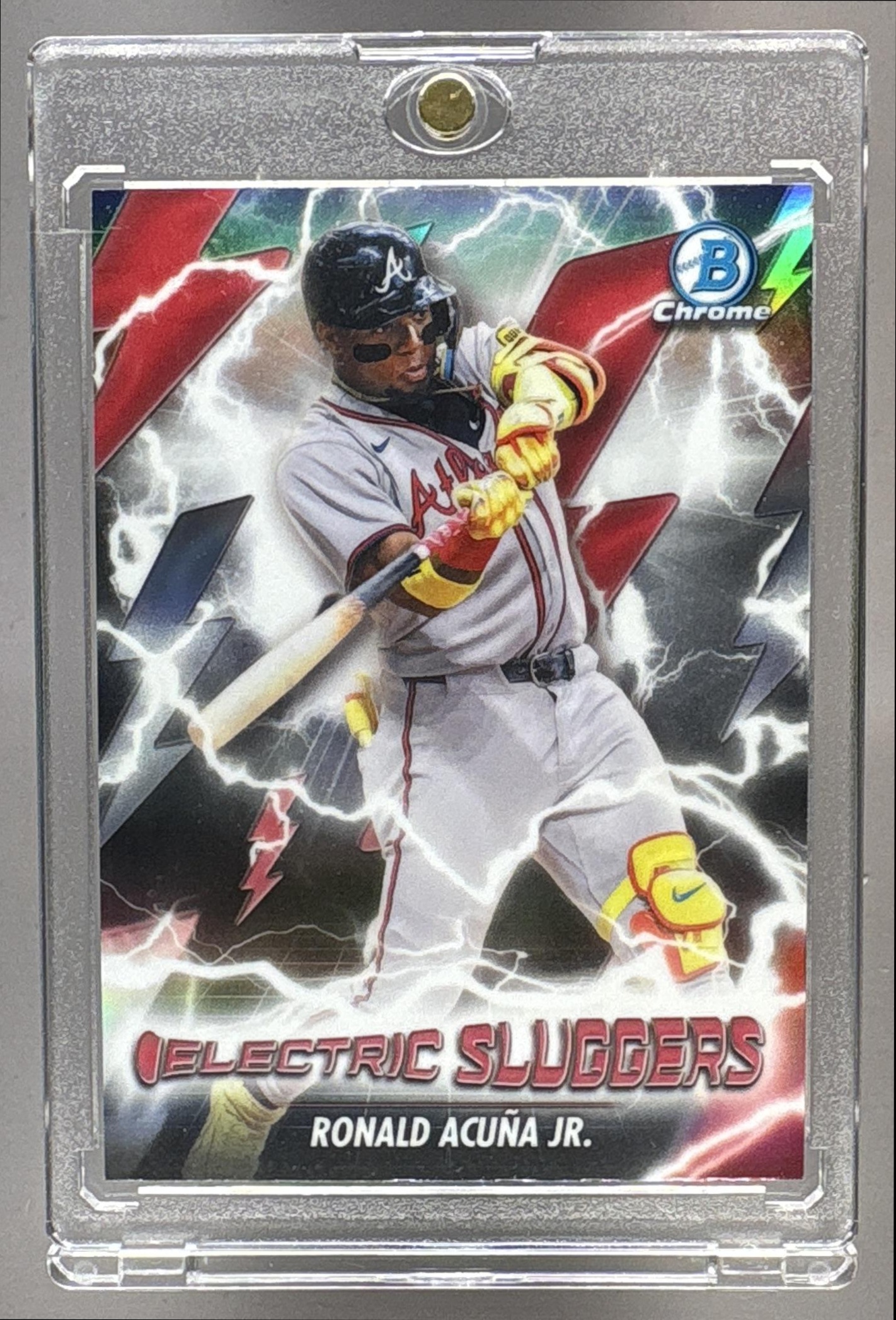 2026 BOWMAN MEGA BOX RONALD ACUNA JR. #ES-8 ELECTRIC SLUGGERS MOJO REFRACTOR