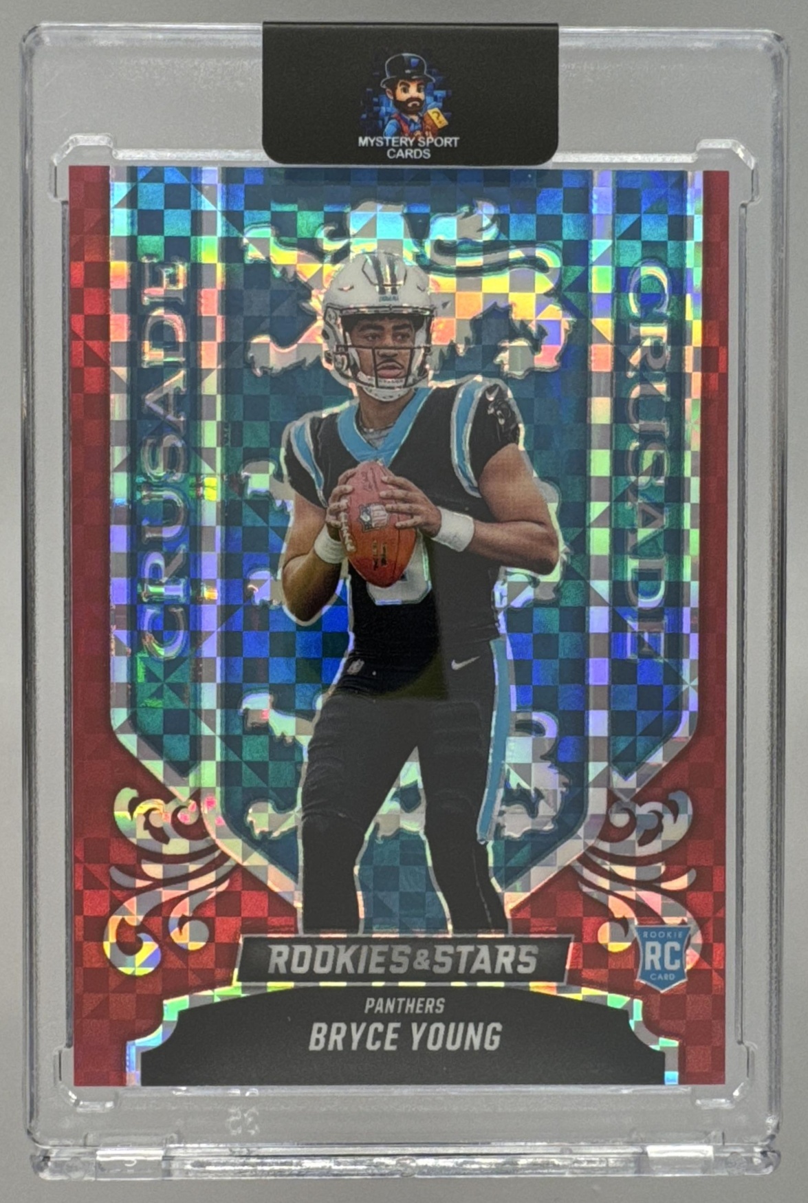 Card image for 2023 Panini Rookies & Stars Bryce Young Crusade Silver #CR-5 RC Panthers