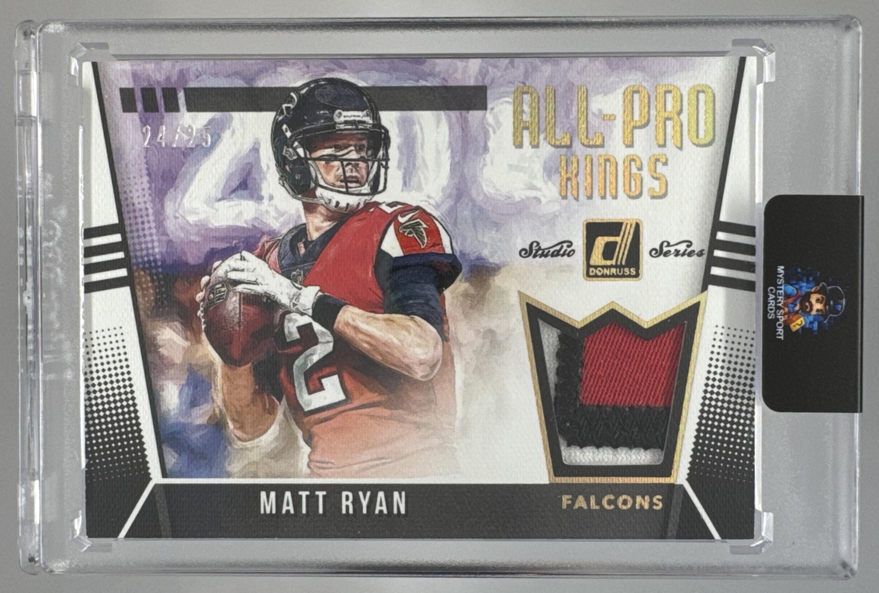 Card image for 2018 Panini Donruss Matt Ryan All Pro Kings Studio Series /25 #APK-MR Falcons