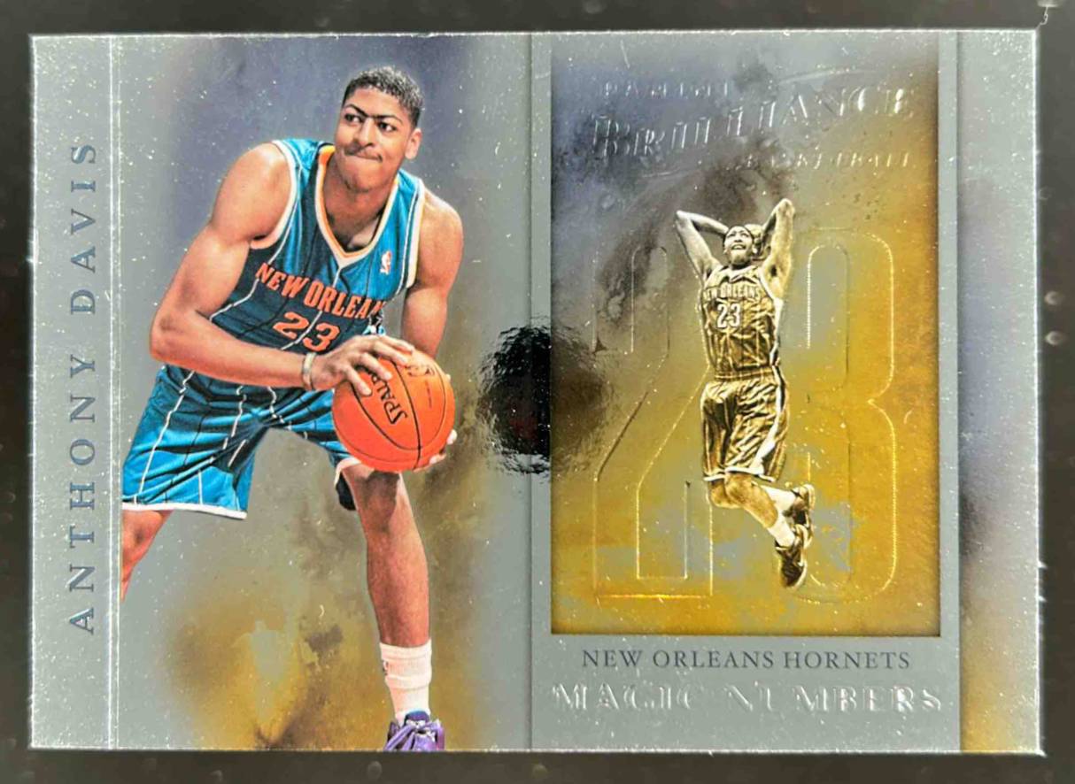 Card image for 2012-13 PANINI BRILLIANCE ANTHONY DAVIS MAGIC NUMBERS #3 RC ROOKIE