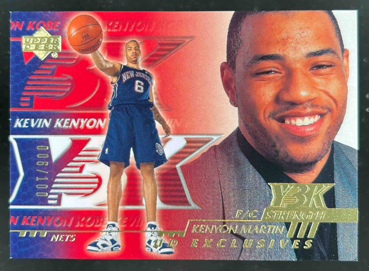 Card image for 2000-01 KENYON MARTIN #196 UD EXCLUSIVES GOLD /100 RC