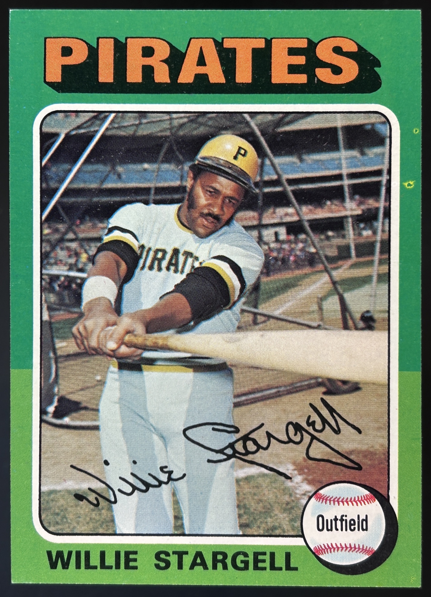 Card image for 1975 TOPPS WILLIE STARGELL #100 PITTSBURGH PIRATES