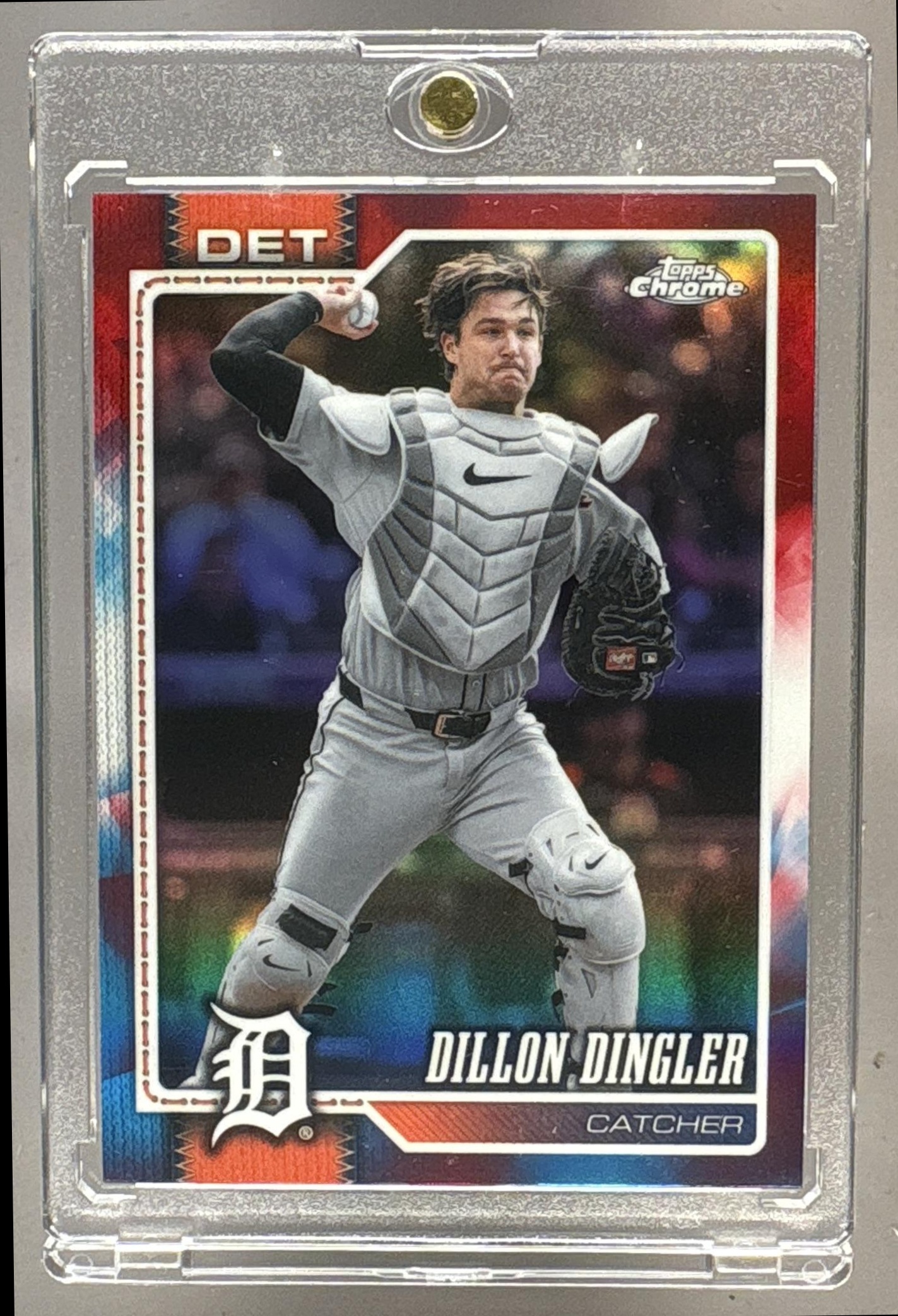 2026 TOPPS CHROME DILLON DINGLER #18 REFRACTOR TIGERS