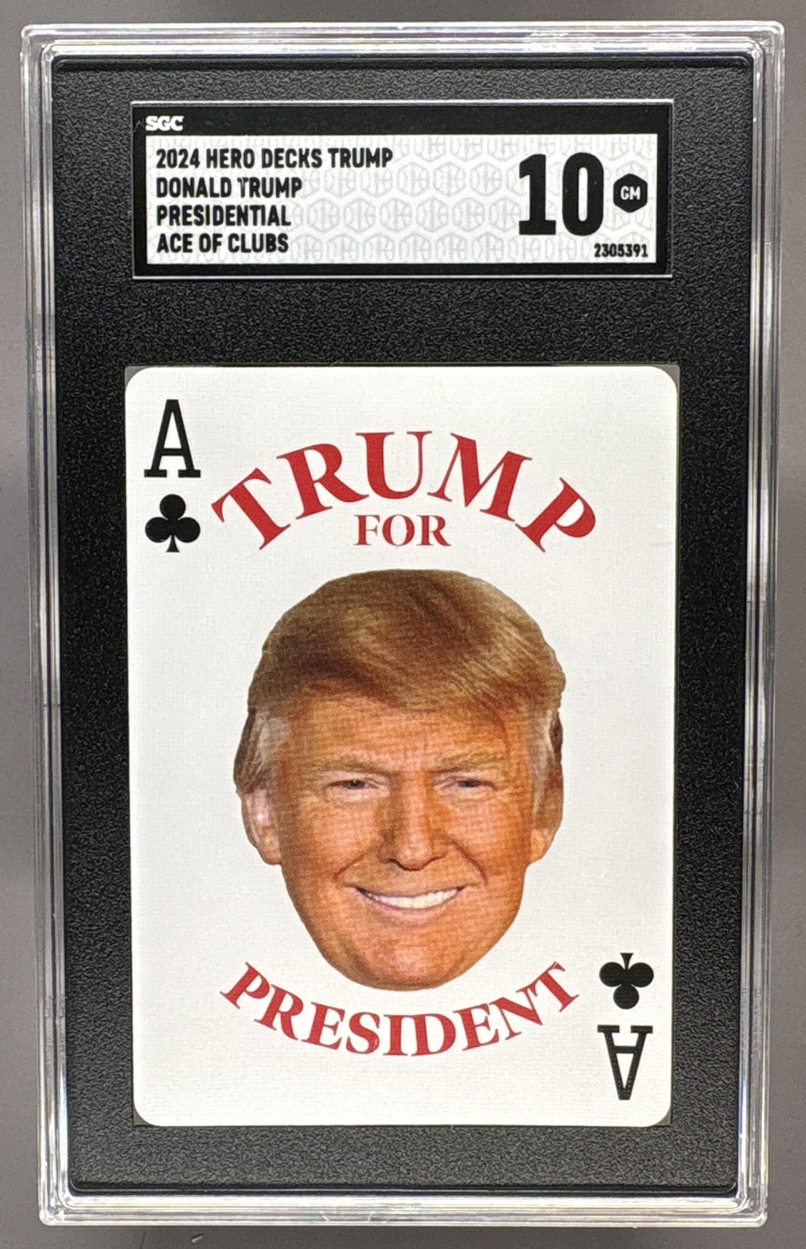2024 HERO DECKS DONALD TRUMP PRESIDENTAL SGC 10