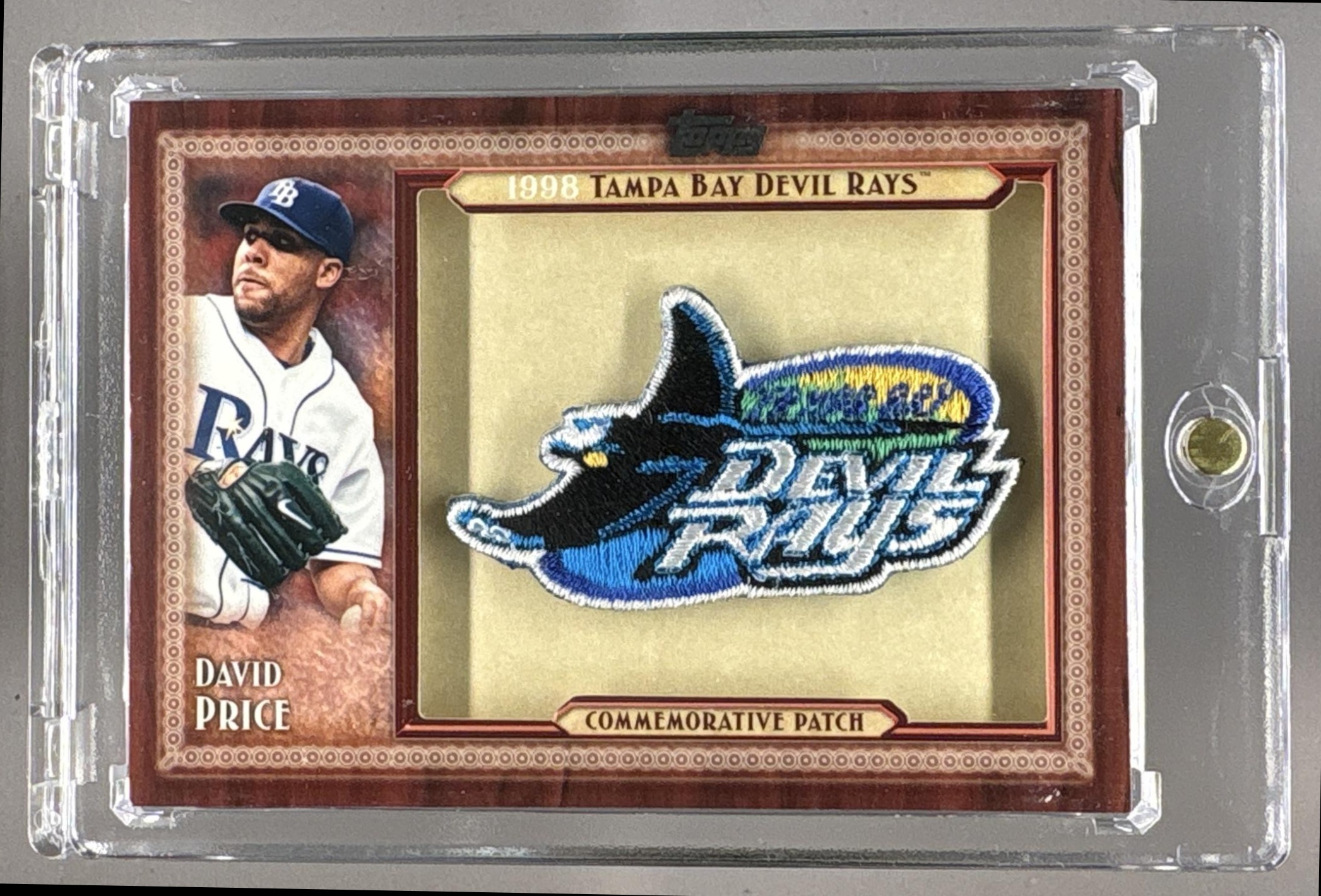2011 TOPPS UPDATE DAVID PRICE #TLMP-DP THROWBACK LOGO MANUFACTURED PATCH ROYALS