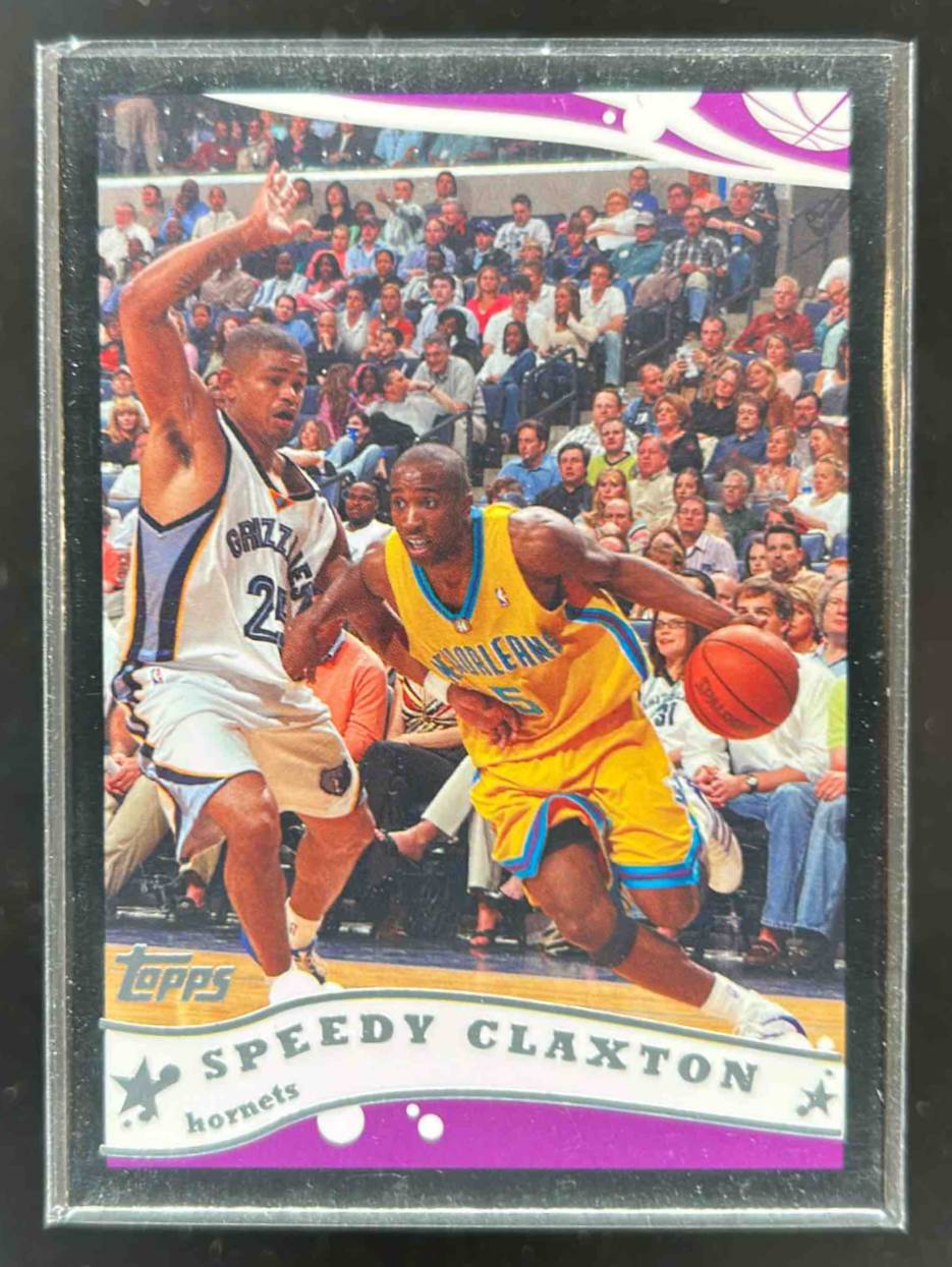 Card image for 2005-06 TOPPS SPEEDY CLAXTON #124 BLACK 255/500