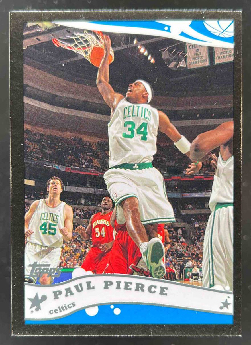 Card image for 2005-06 TOPPS PAUL PIERCE BLACK /500 #40 BOSTON CELTICS