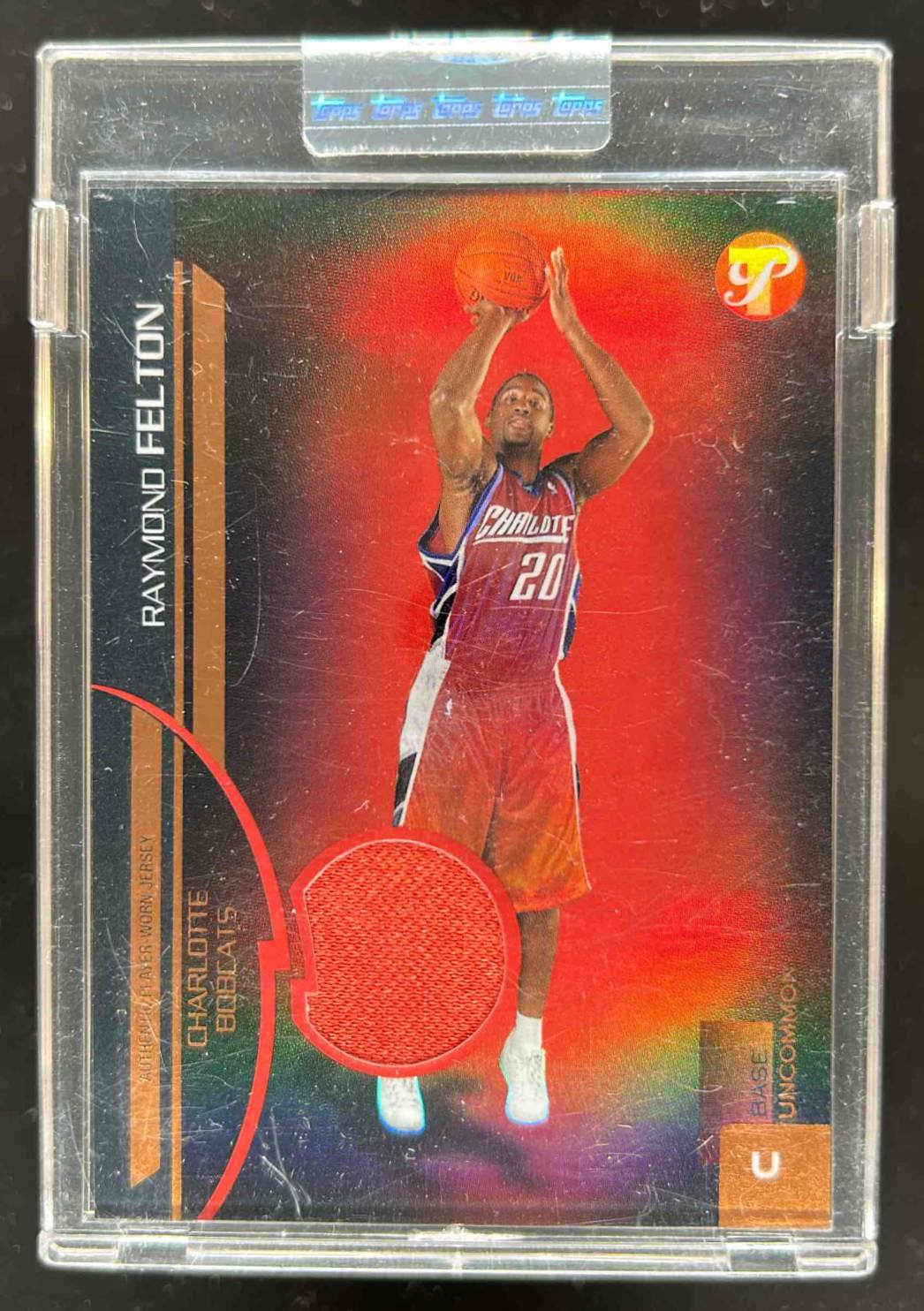 Card image for 2005-06 TOPPS PRISTINE RAYMOND FELTON UNCIRCULATED /100 #176 RC AUTO ROOKIE