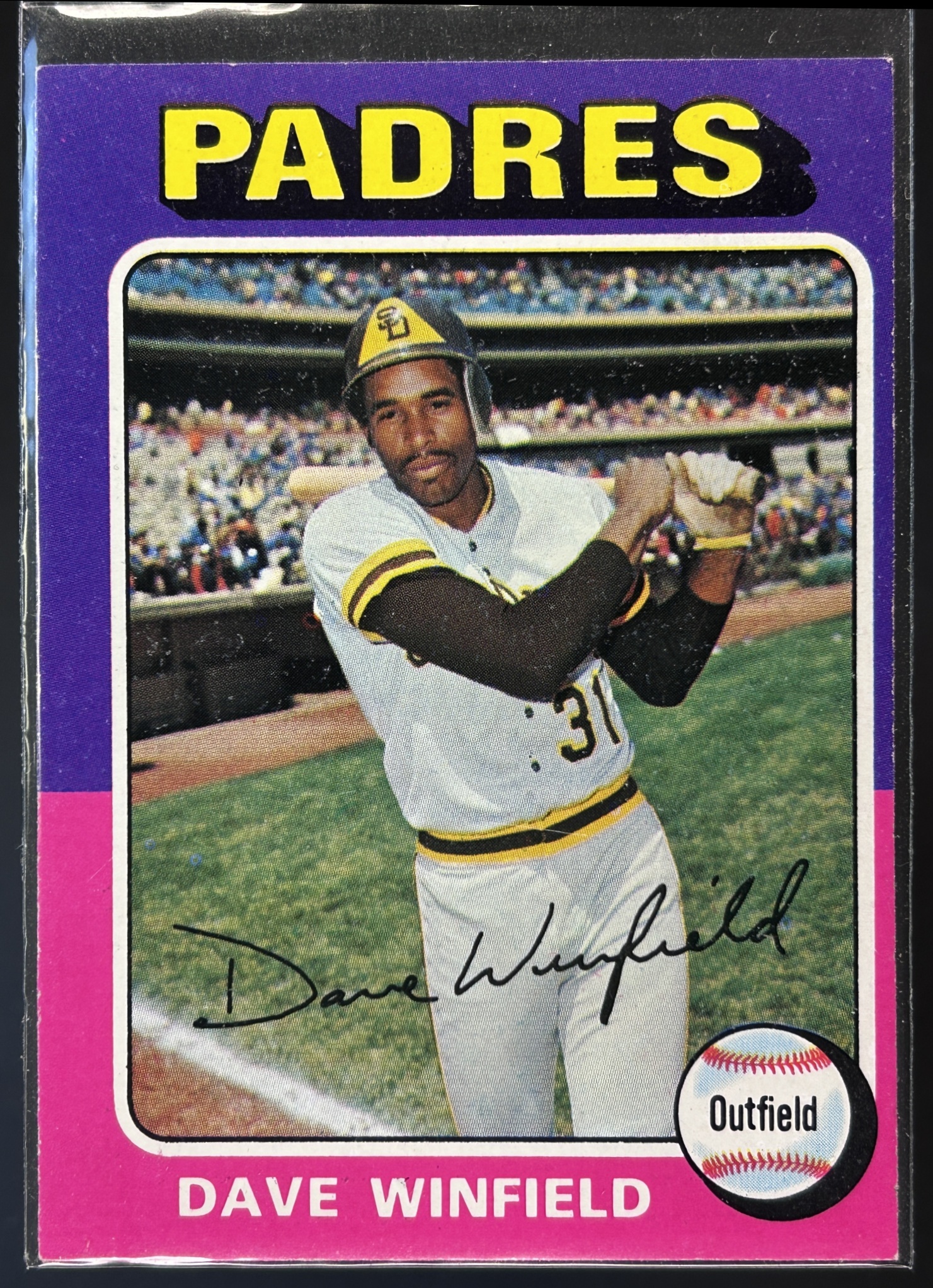 Card image for 1975 TOPPS DAVE WINFIELD #61 SAN DIEGO PADRES