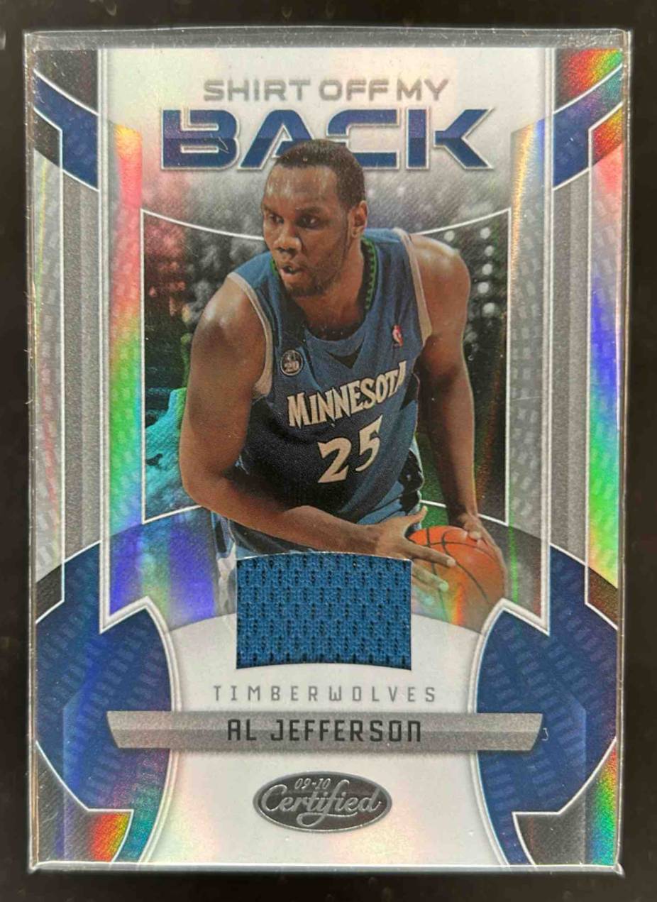 Card image for 2009-10 Panini Certified Al Jefferson / Ryan Gomes Shirt Off My Back Combos /99 #8