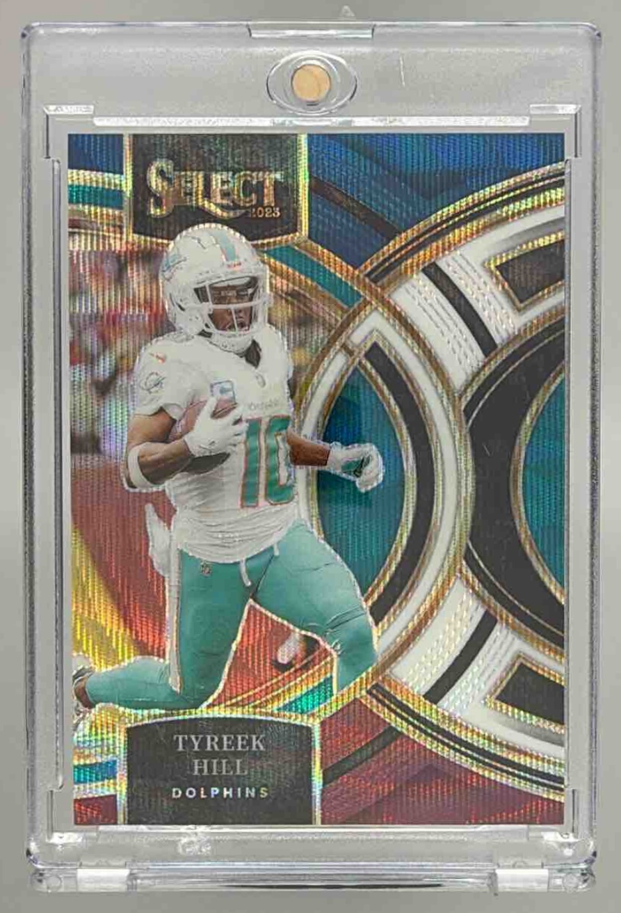 Card image for 2023 Panini Football Select Tyreek Hill #142 Premier Level Miami Dolphins