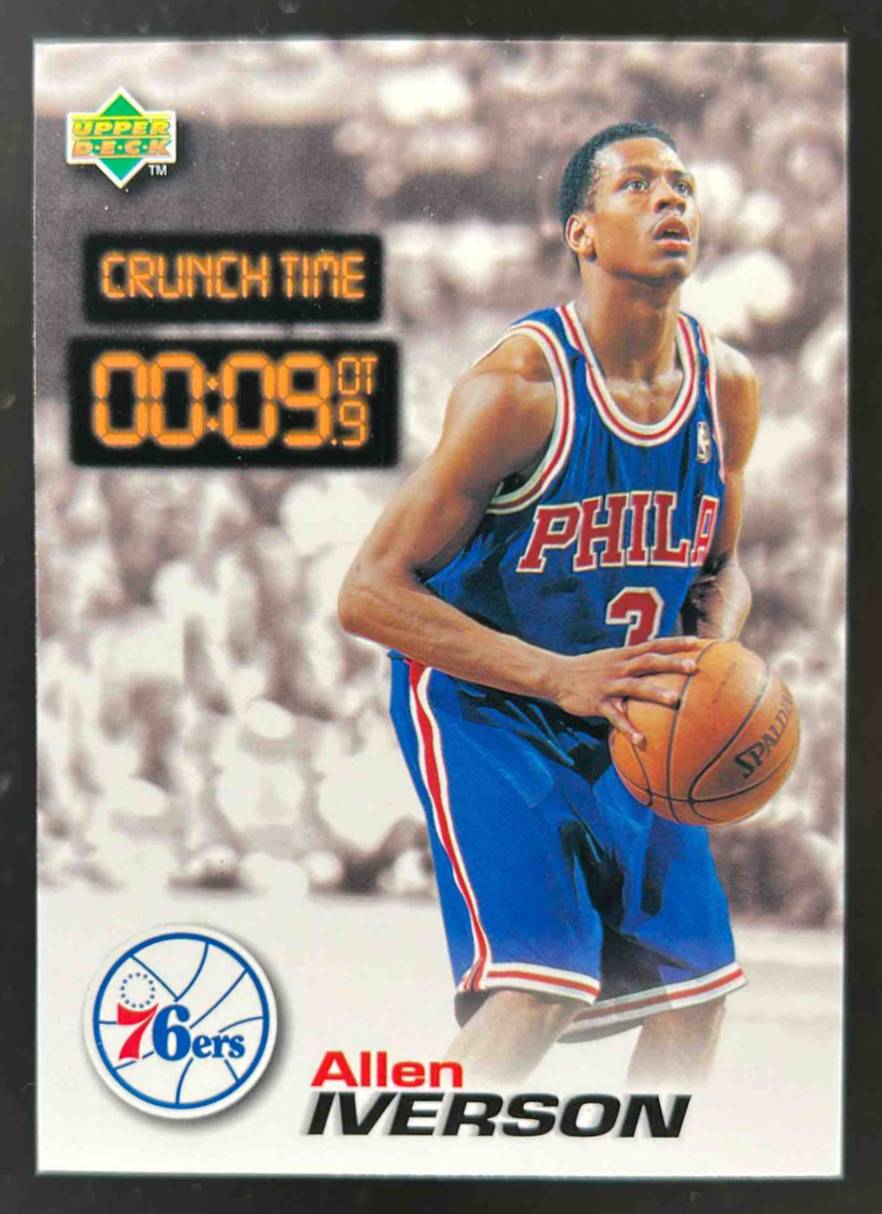 Card image for 1997-98 UPPER DECK NESTLE CRUNCH TIME ALLEN IVERSON #CT33 PHILADELPHIA 76ERS